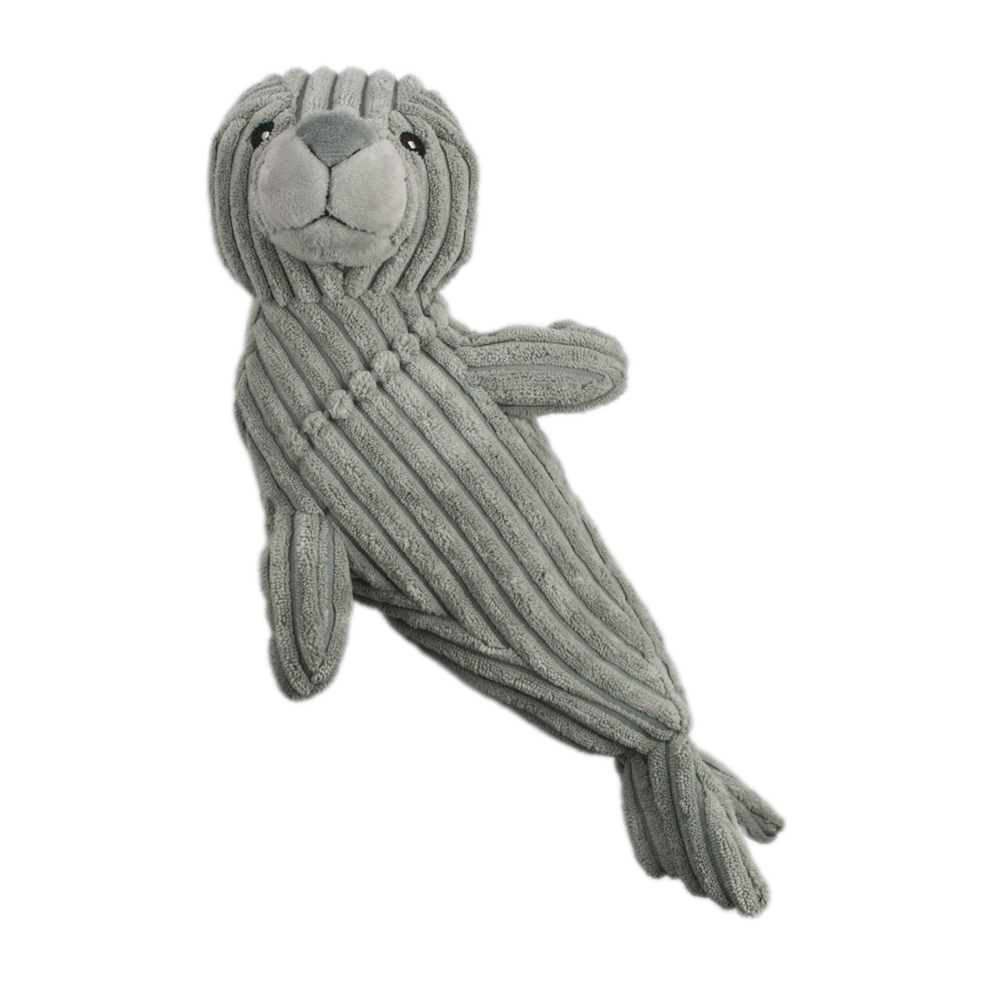 Soft Plush Seal Crunch Toy for Dogs - Cute & Durable Chew Toy for Puppies & Small Dogs - Perfect for Teething, Playtime & Stress Relief