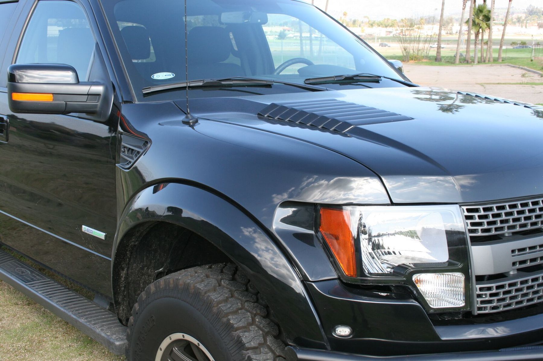 10-14 Ford Raptor OEM Style Hood Replacement - Durable Aftermarket Truck Hood for F-150 Raptor | Perfect for Off-Roading & Vehicle Restoration Projects