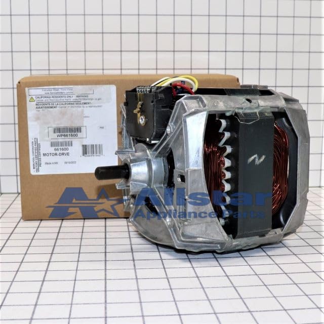 WP661600 Washing Machine Drive Motor Replacement Part - Compatible with Major Brands - High Performance & Durable - Perfect for DIY Repairs & Home Appliance Maintenance