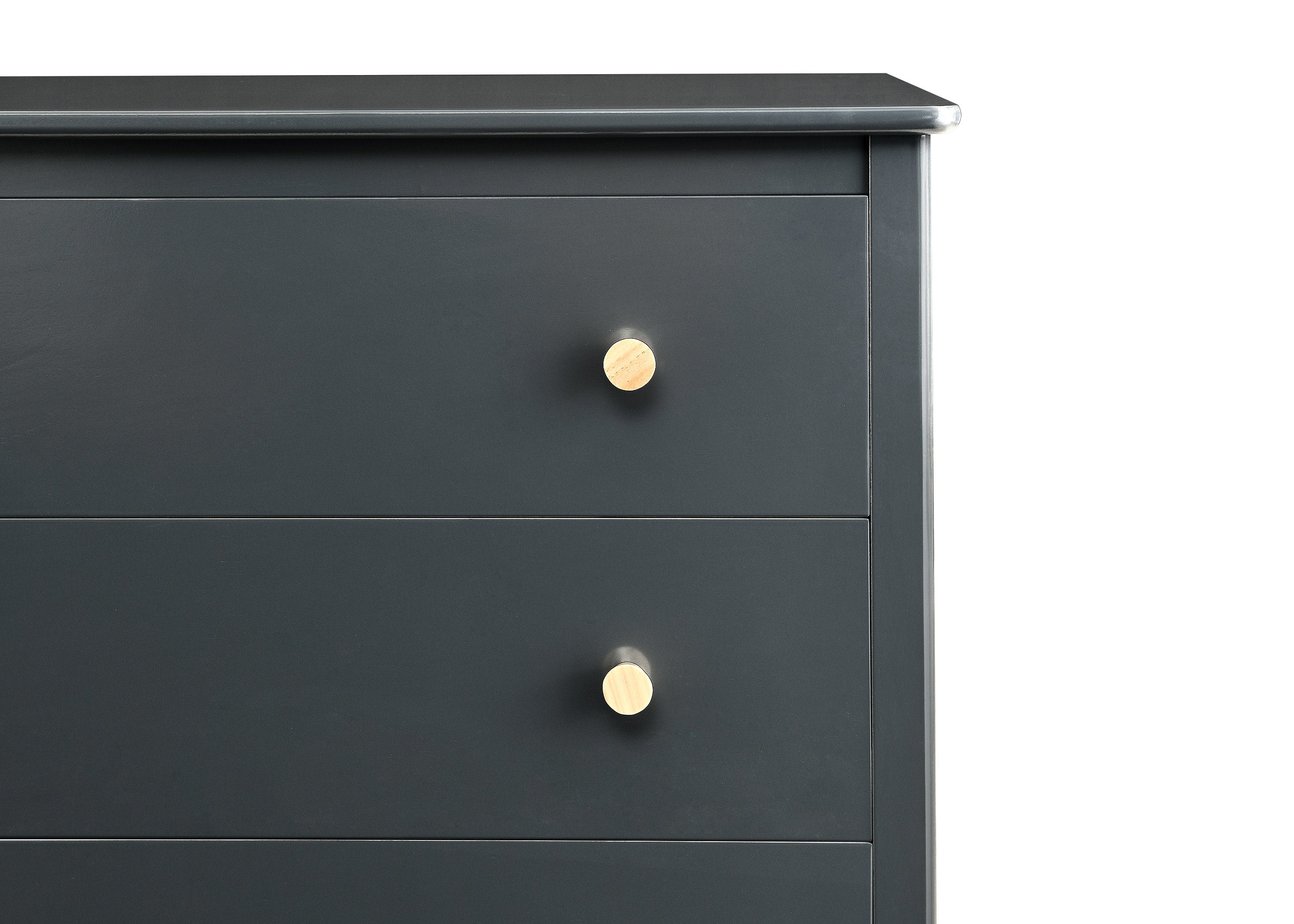 Casey 3 Drawer Dresser - Modern Wooden Bedroom Dresser with Smooth Gliding Drawers - Perfect for Bedroom Storage, Nursery Organization & Closet Space Saving