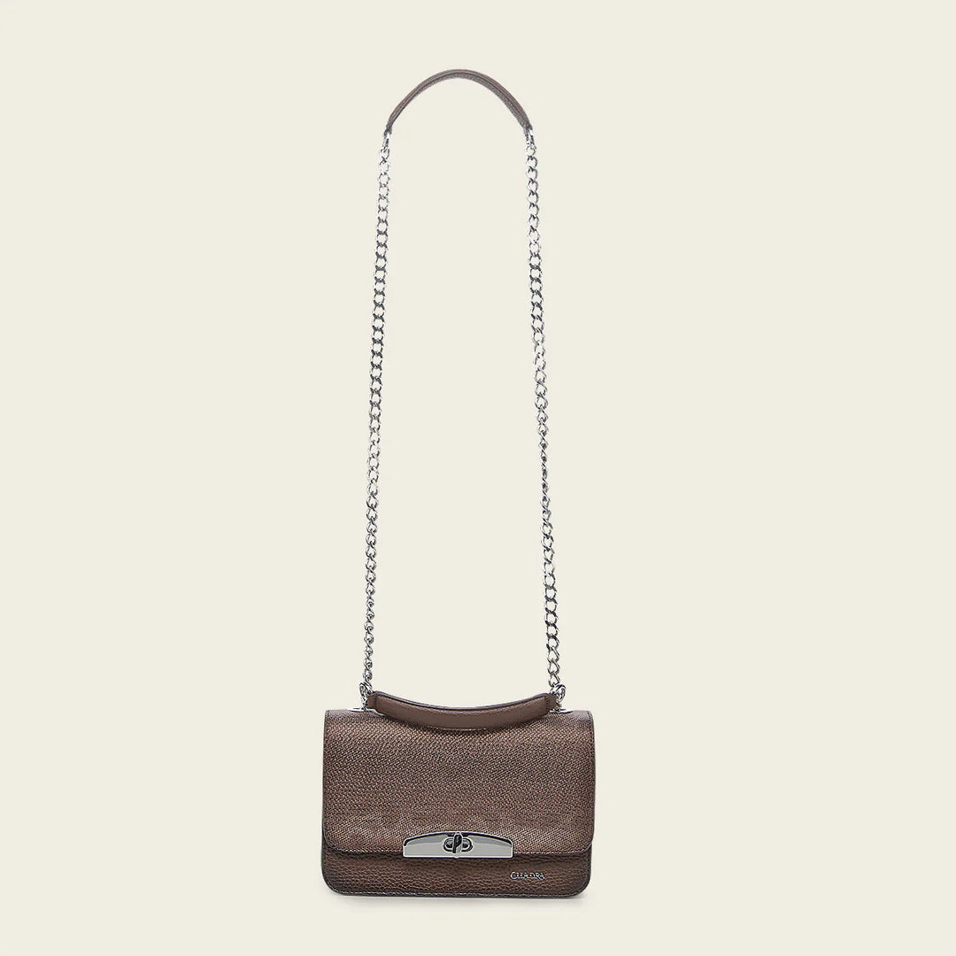 Stylish Brown Cuadra Casual Handbag for Women - Fashionable Crossbody Purse for Everyday Use, Work, and Travel