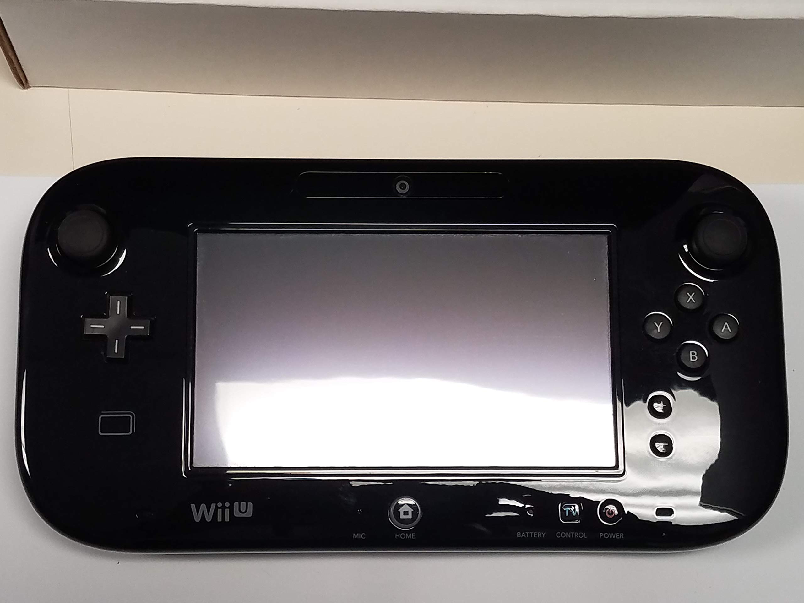 Original Nintendo Wii U Gamepad Replacement [Black] - Bulk Packaging - Perfect for Gaming, Collectors & Repair Shops