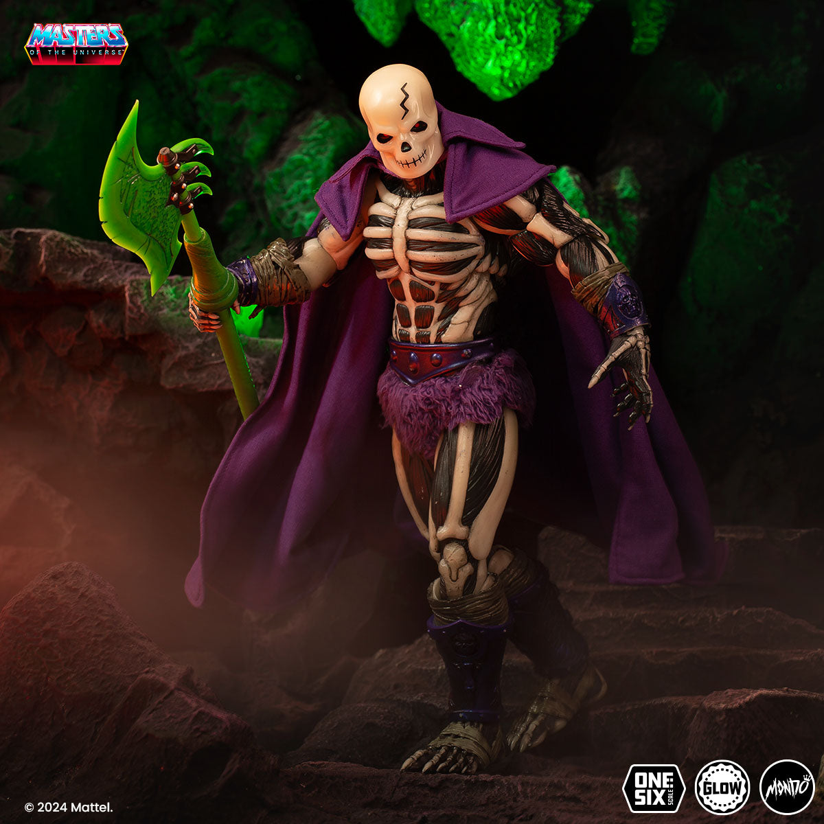 Masters of the Universe Scare Glow Deluxe 1/6 Scale Action Figure - Timed Edition Collectible for Display & Role Play | Perfect for Fans, Collectors, and Home Decor