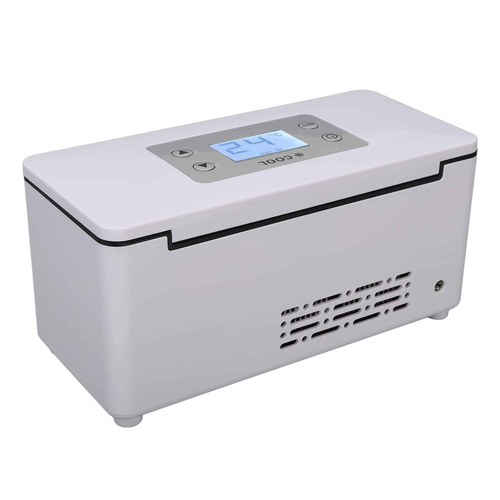 Portable Mini Medicine Refrigerator for Insulin & Medication - 0-18°C Adjustable Temperature with LED Display, 6.9x2.4x1 Inch Compact USB Travel Cooler Case - Perfect for Car, Home & Travel Use