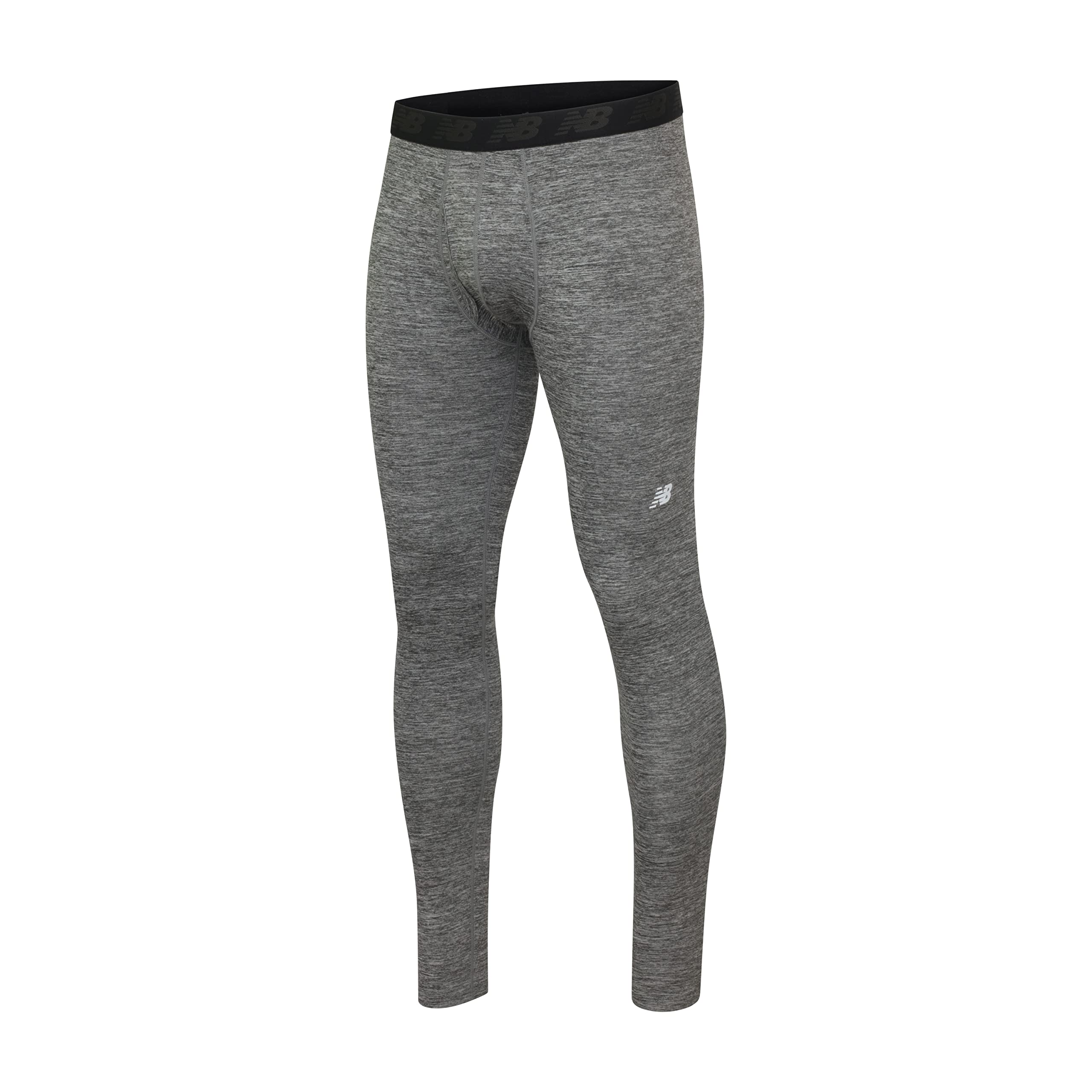 New Balance Men's 2.0 Soft Base Layer Pants with Non-Rolling Elastic Waistband - Thermal Underwear for Running, Hiking & Cold Weather Activities
