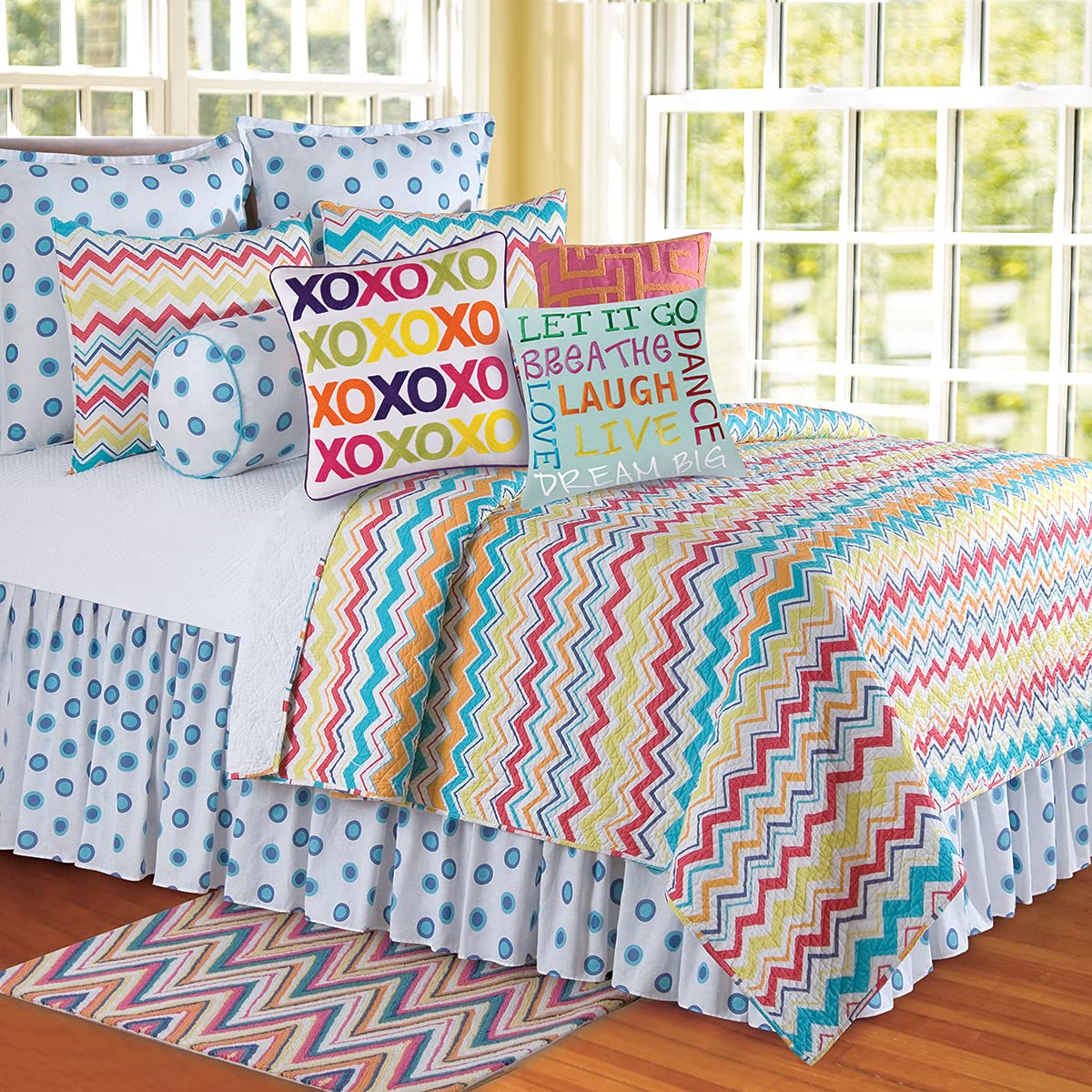 C&F Home Zara Full/Queen Quilt Set - Soft & Breathable Bedding for Full/Queen Size Beds - Perfect for Cozy Nights & Guest Rooms