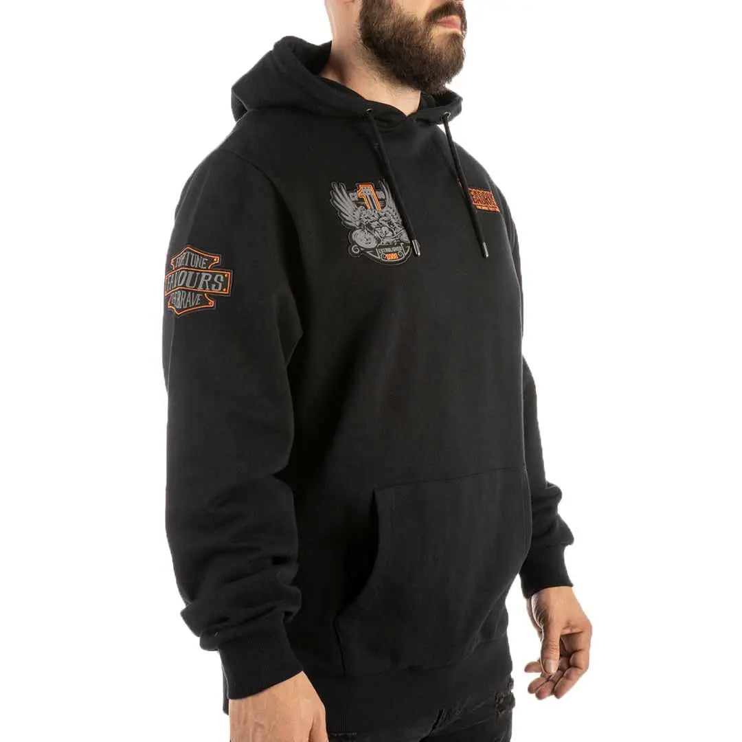 Headrush Men's Worldwide Pullover Hoodie - Soft Cotton Fleece Hooded Sweatshirt for Casual Wear & Outdoor Activities | Perfect for Travel, Gym & Everyday Comfort