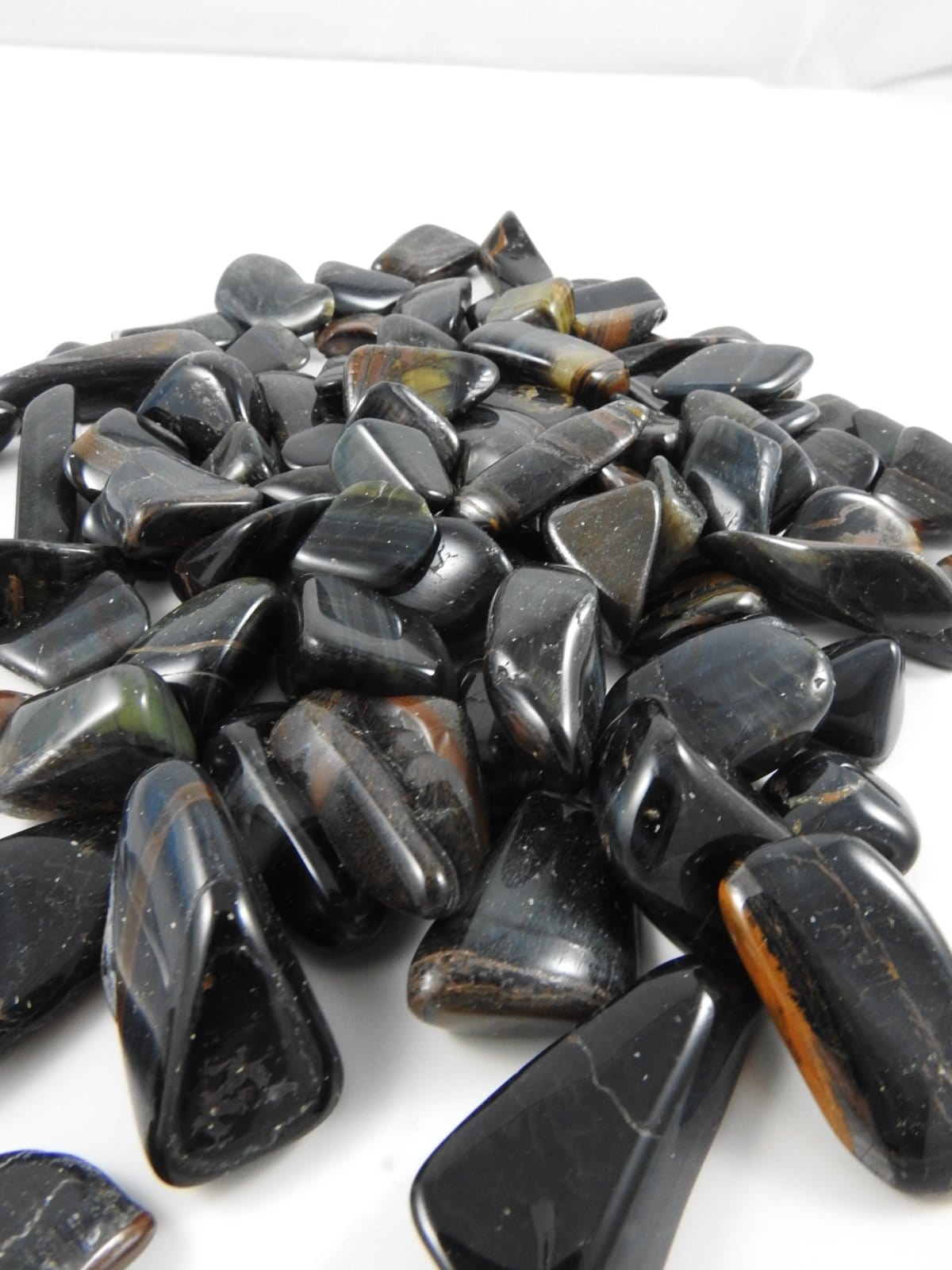 Natural Blue & Brown Tiger Eye Stone Beads - Bulk Wholesale for Jewelry Making, Healing Crystals & Meditation - Perfect for Necklaces, Bracelets & DIY Crafts