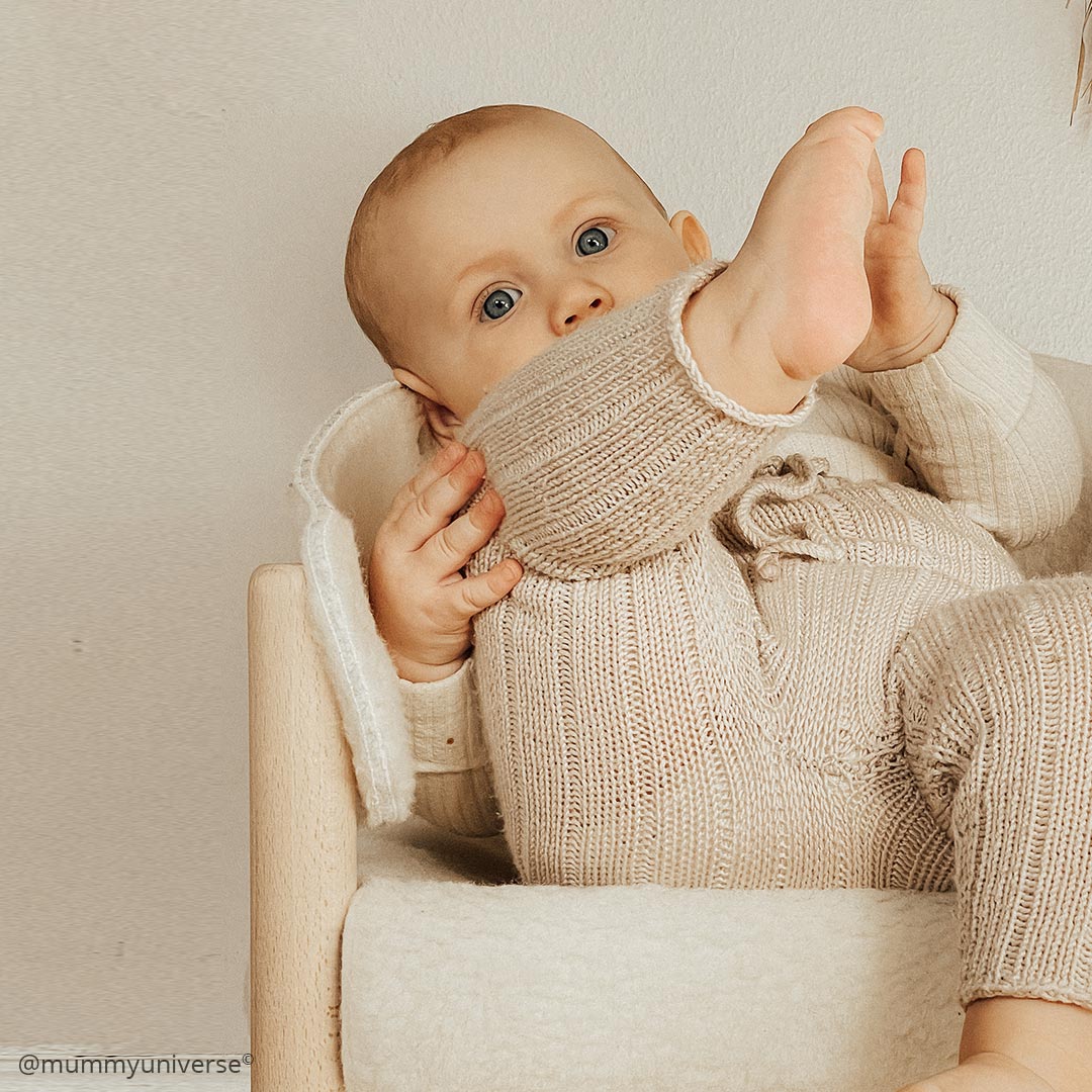 Charlie Crane SABA Chair - Modern Wooden High Chair for Babies & Toddlers - Adjustable & Ergonomic Design for Safe & Comfortable Feeding - Perfect for Home, Kitchen, and Restaurant Use