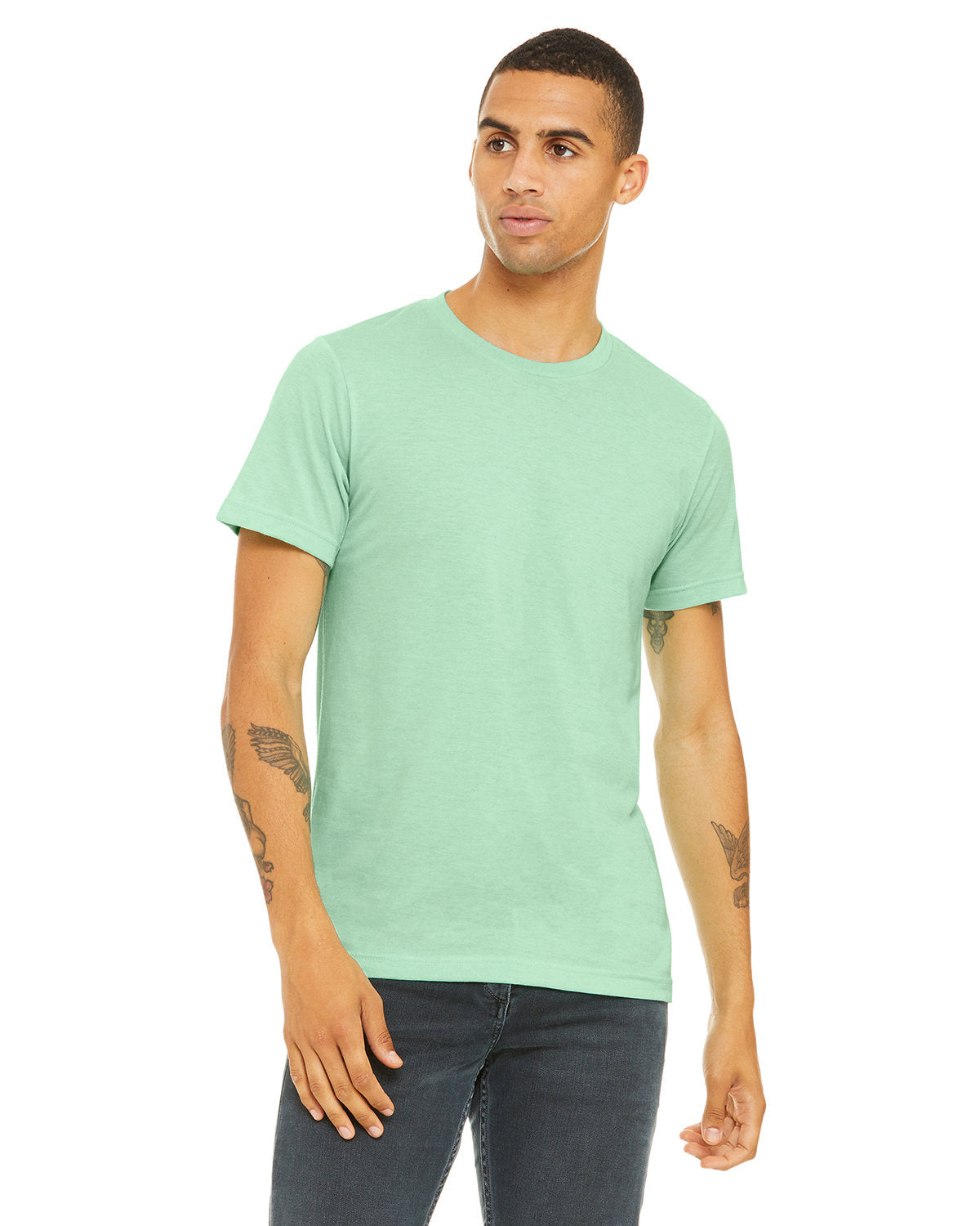 Bella + Canvas 3001C Unisex Jersey Short Sleeve T-Shirt - Soft Cotton Tee for Men & Women - Perfect for Casual Wear, Screen Printing, and Everyday Outfits