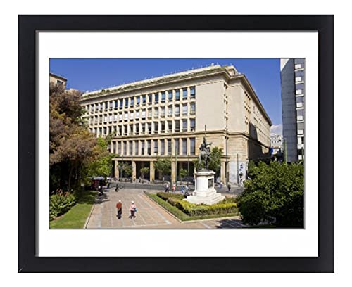 20x16 Framed Photo Print of Statue Outside The National Historical Museum in Kolokotroni Square - Premium Wall Art Decor for Living Room, Office & Gifts