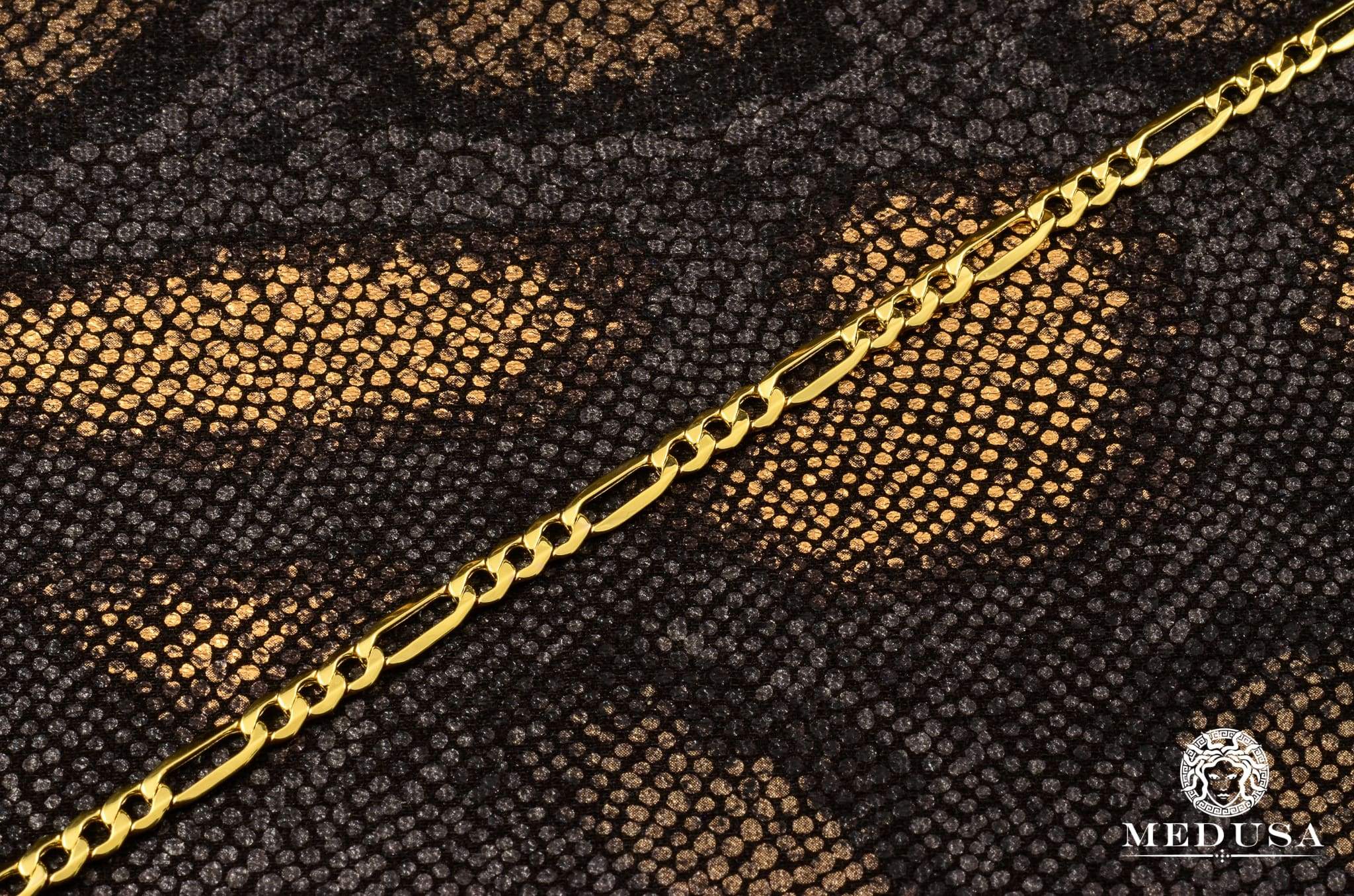 4.5mm Figaro Hollow Chain Necklace for Women - Dainty Gold & Silver Plated Jewelry - Perfect for Layering, Gifts & Everyday Wear