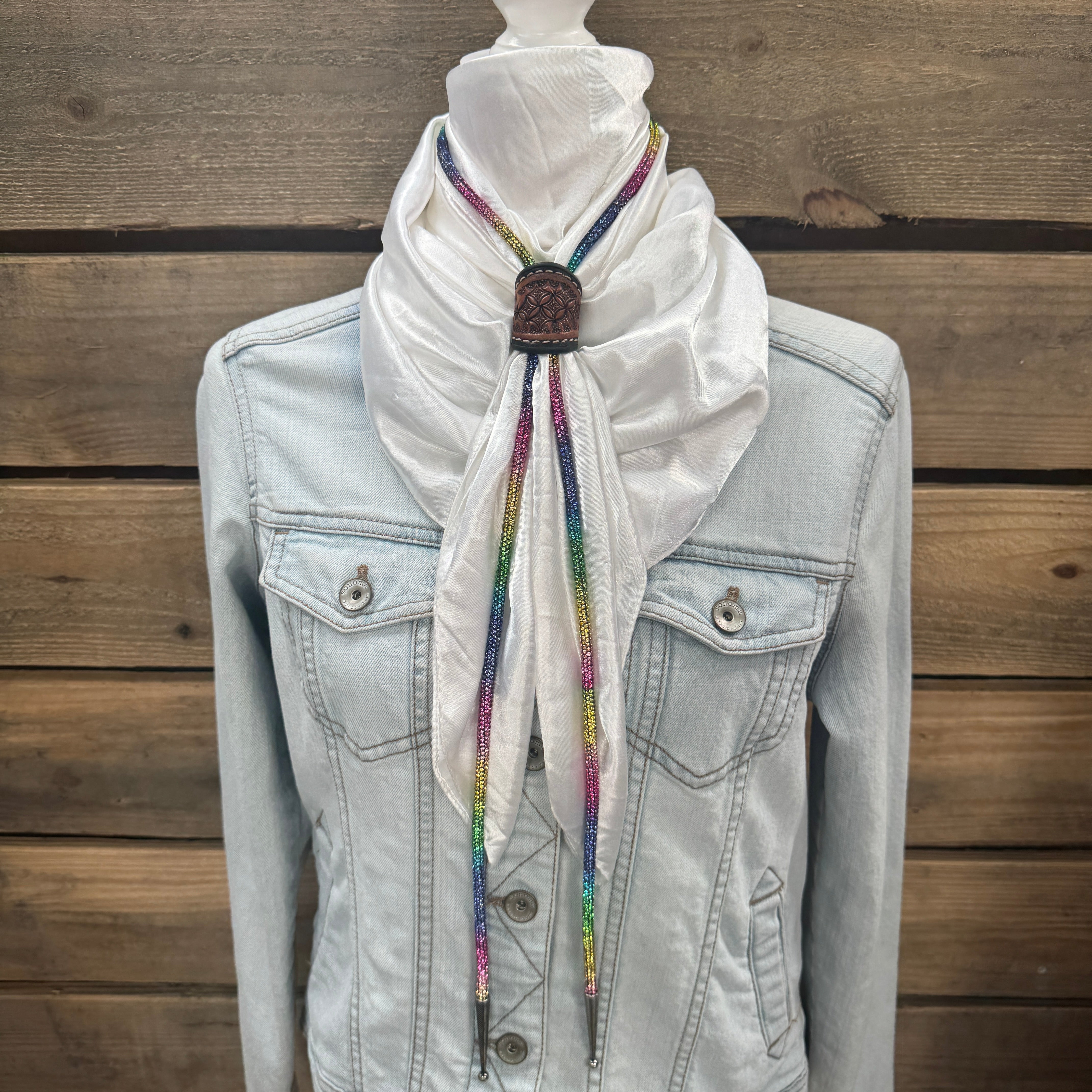 35x35 Solid White Wild Scarf - Premium Cotton Bandana for Cowboy, Western Fashion & Outdoor Activities - Perfect for Rodeo, Horse Riding & Cold Weather Protection