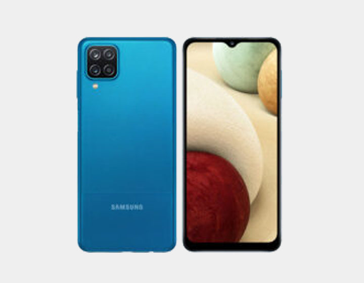 Samsung Galaxy A12 A127M 64GB 4GB RAM Dual SIM Unlocked Smartphone (Blue) - GSM Compatible for US, International Travel & Everyday Use