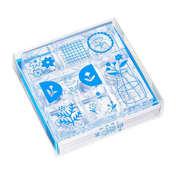 Kori Jirushi Ice Cube Stamp Set - Fun & Customizable Ice Makers for Cocktails, Drinks & Party Decorations - Perfect for Home Bars, Weddings & Summer Entertaining