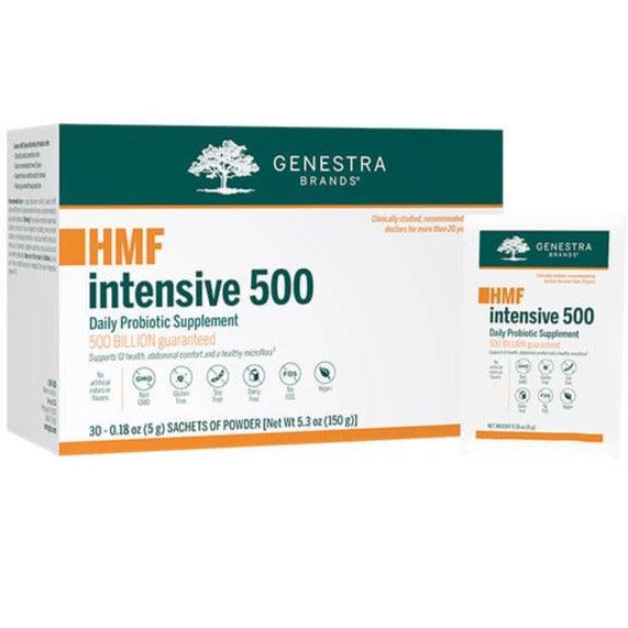 Genestra HMF Intensive 500 Probiotic Powder - 5g x 30 Sachets for Gut Health & Immune Support - Perfect for Travel, Daily Wellness & Digestive Balance