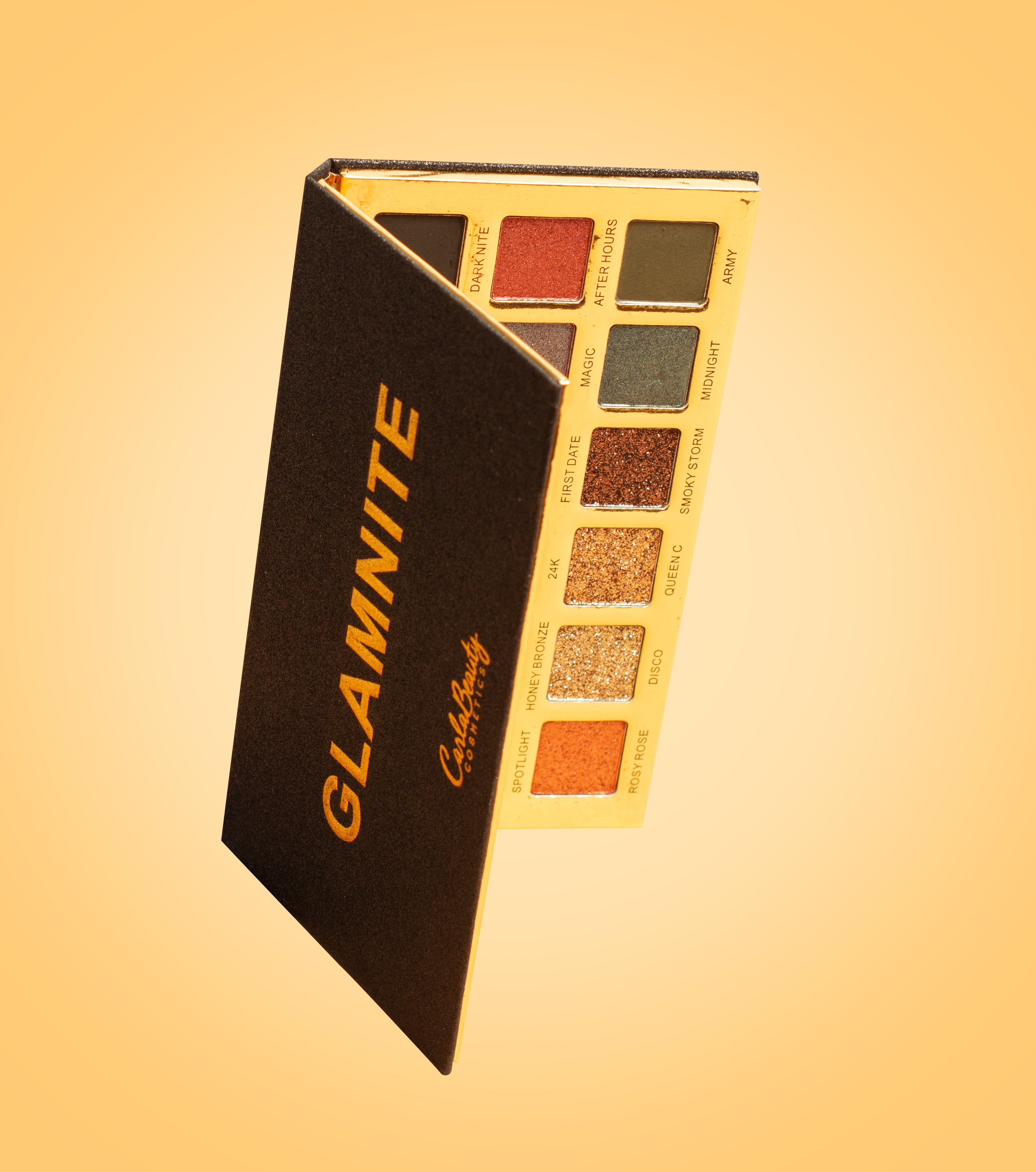 Glamnite Eyeshadow Palette - 12 Highly Pigmented Matte & Shimmer Shades | Vegan & Cruelty-Free Makeup | Perfect for Day to Night Looks, Parties & Special Occasions