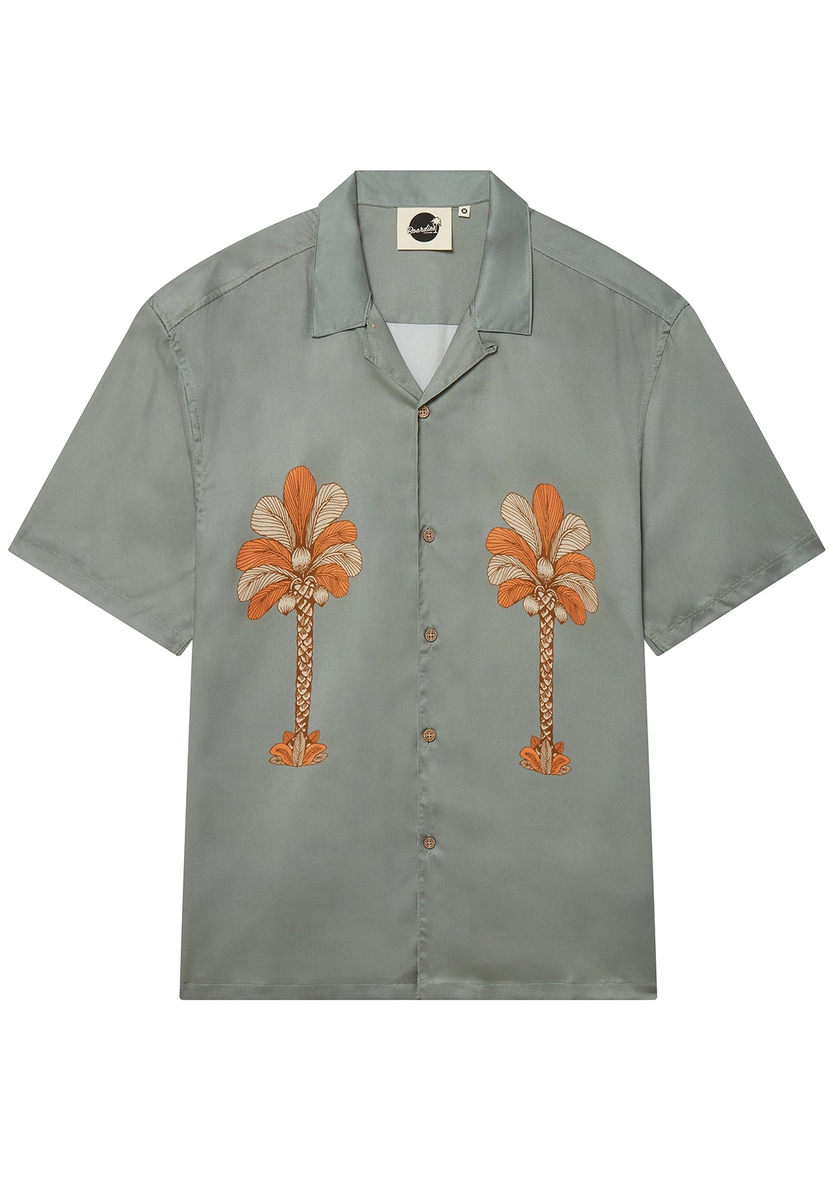 Stylish Oasis Palms Print Shirt for Men & Women - Trendy Tropical Summer Casual Wear - Perfect for Beach Vacations, Pool Parties & Outdoor Adventures