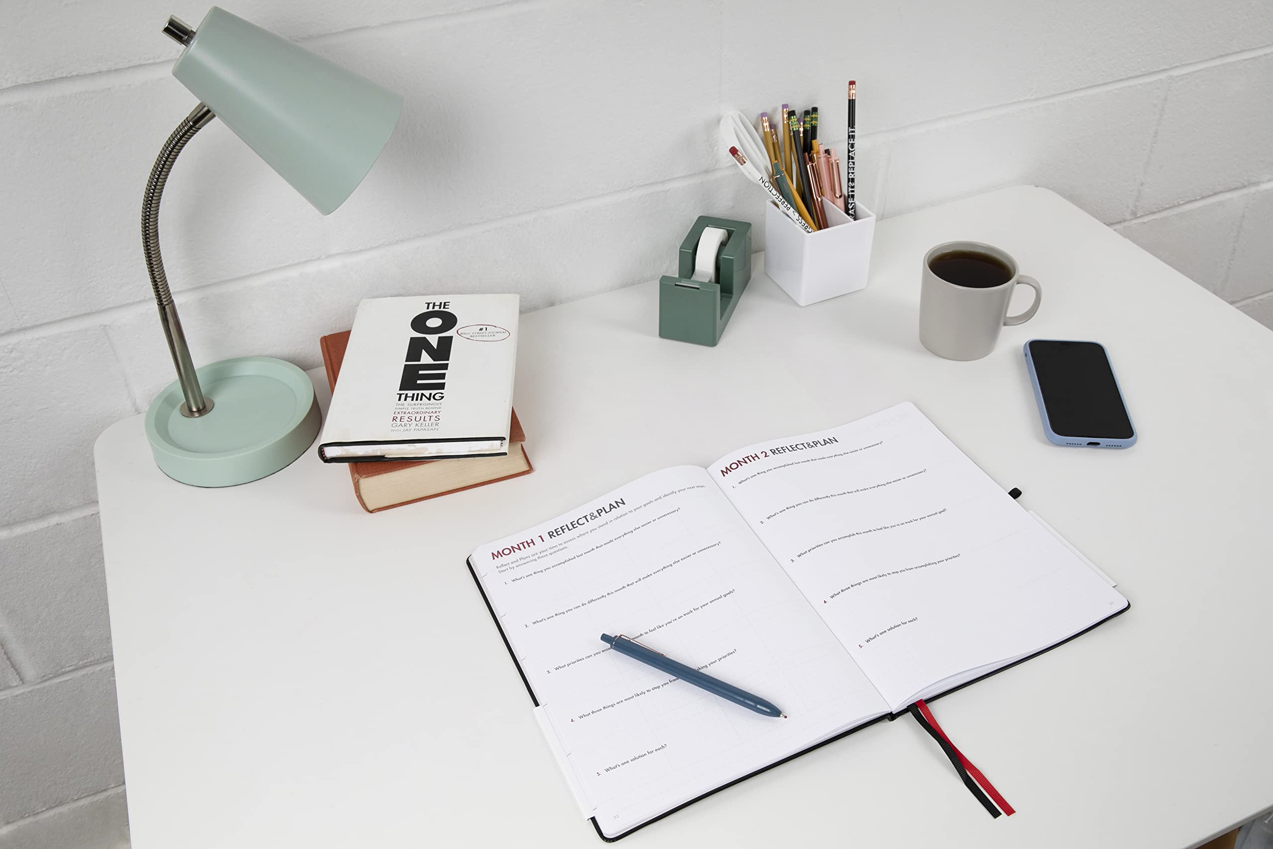 The ONE Thing 2024-2025 Undated Planner - Daily Weekly Monthly Productivity Organizer for Work, Business & Personal Goals | Perfect for Professionals, Students & Entrepreneurs to Boost Time Management & Achieve Success