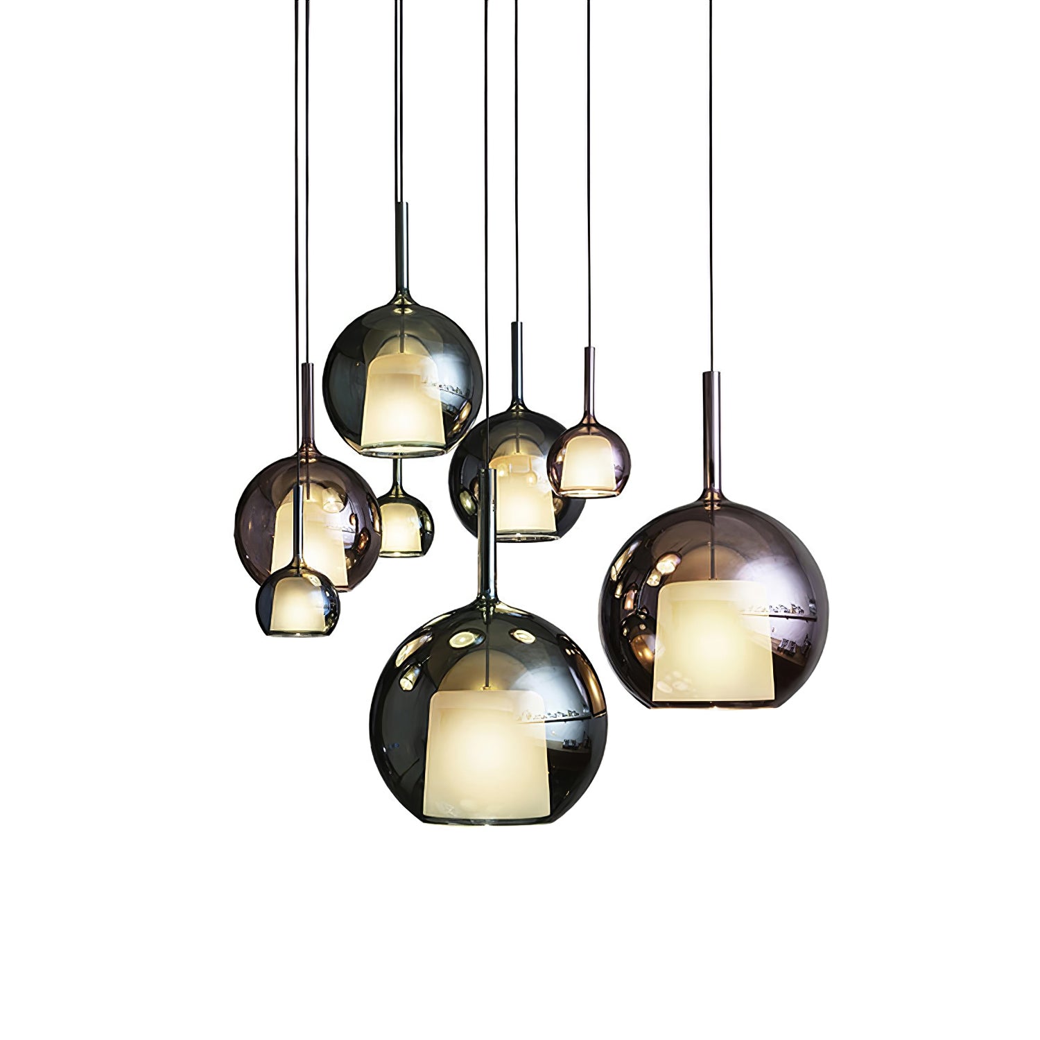 Modern Glo Pendant Light - Elegant Hanging Fixture for Kitchen Island, Dining Room & Bedroom - Dimmable LED Chandelier with Adjustable Height - Perfect for Home Decor & Interior Lighting