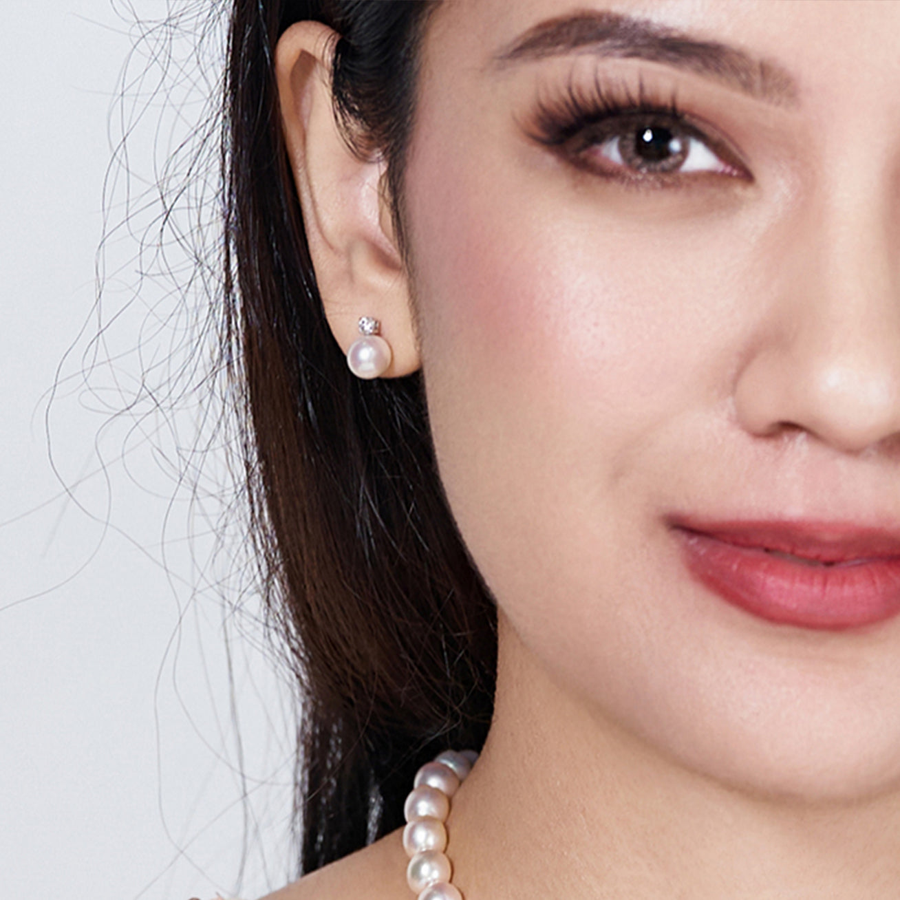 18K Gold Hanadama Akoya Pearl Earrings - AAA Quality Japanese Cultured Pearls for Women | Perfect for Weddings, Parties & Special Occasions