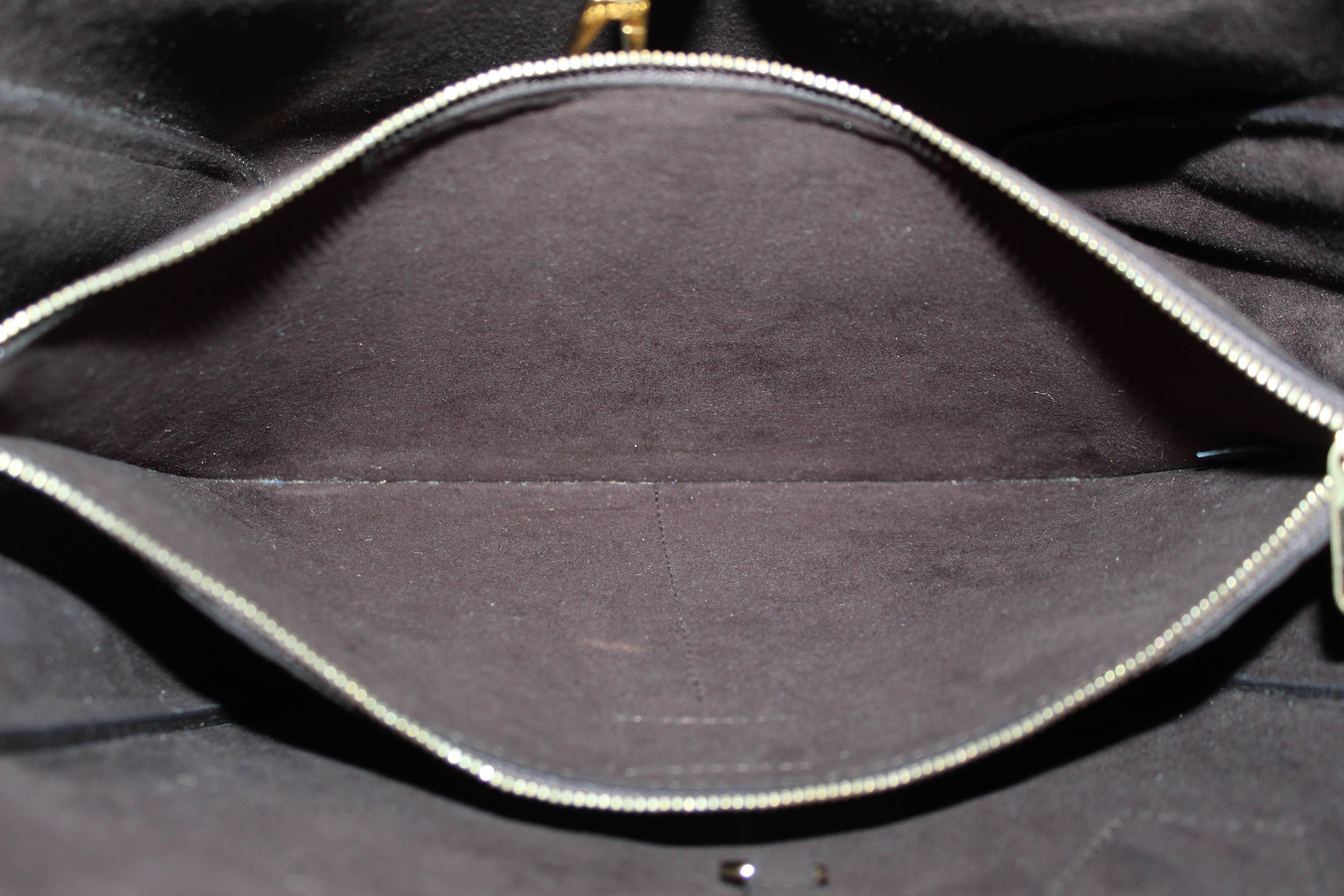 Authentic Louis Vuitton Classic Monogram Noir Leather Kimono PM Tote Handbag Crossbody Bag - Perfect for Work, Travel & Everyday Use