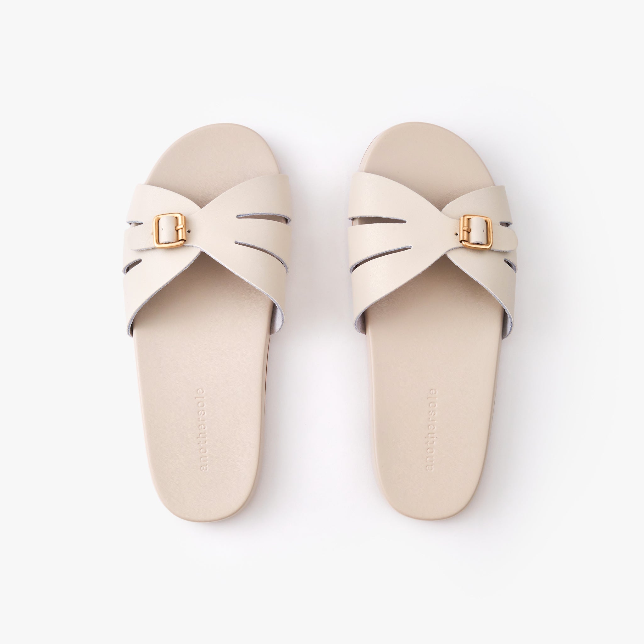Sunday Slides Beige - Comfortable Casual Slip-On Sandals for Women | Perfect for Beach, Pool, and Summer Outings