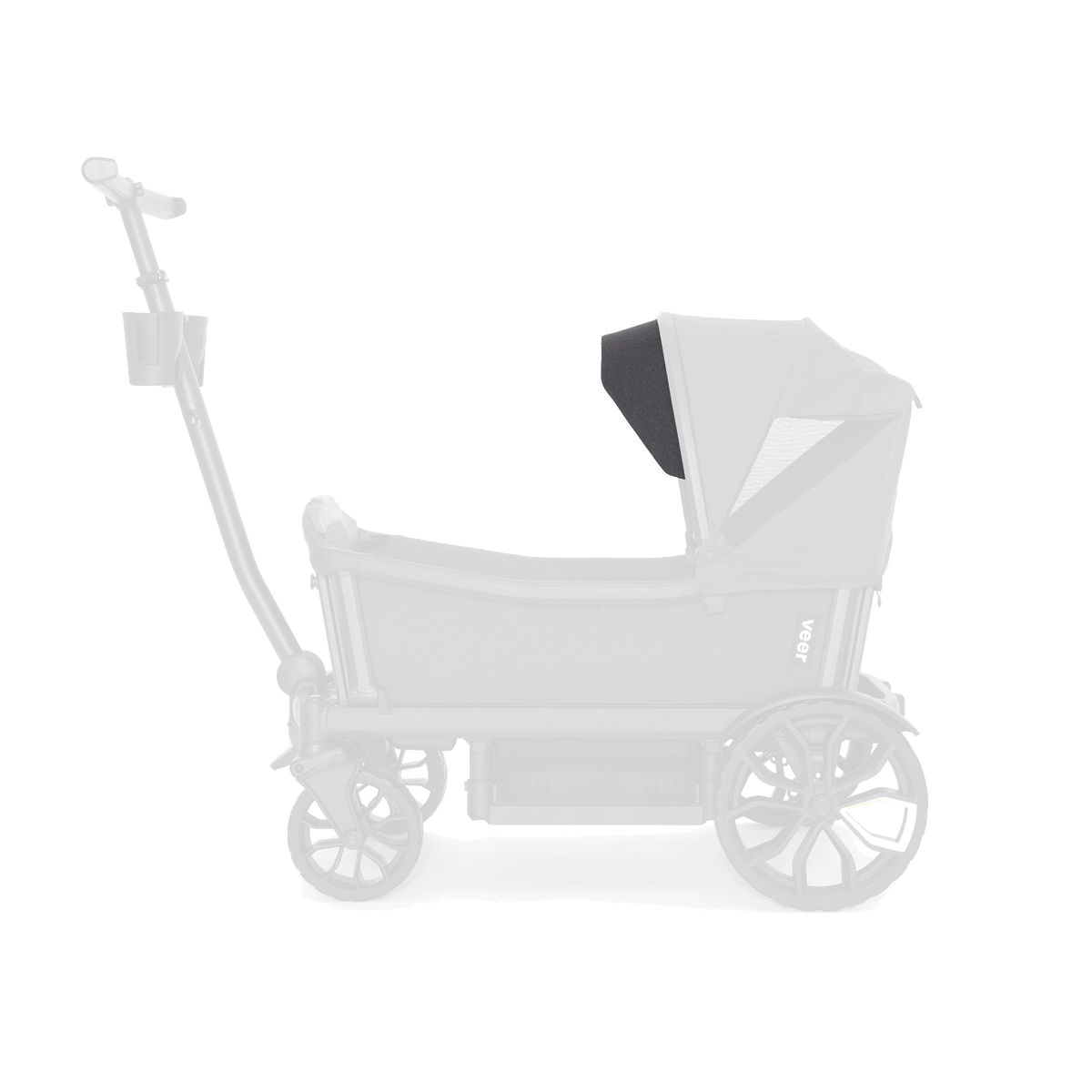 Veer Visor Cruiser XL 4 Seater - Premium 4-Person Stroller for Outdoor Adventures, Beach Walks & Family Outings