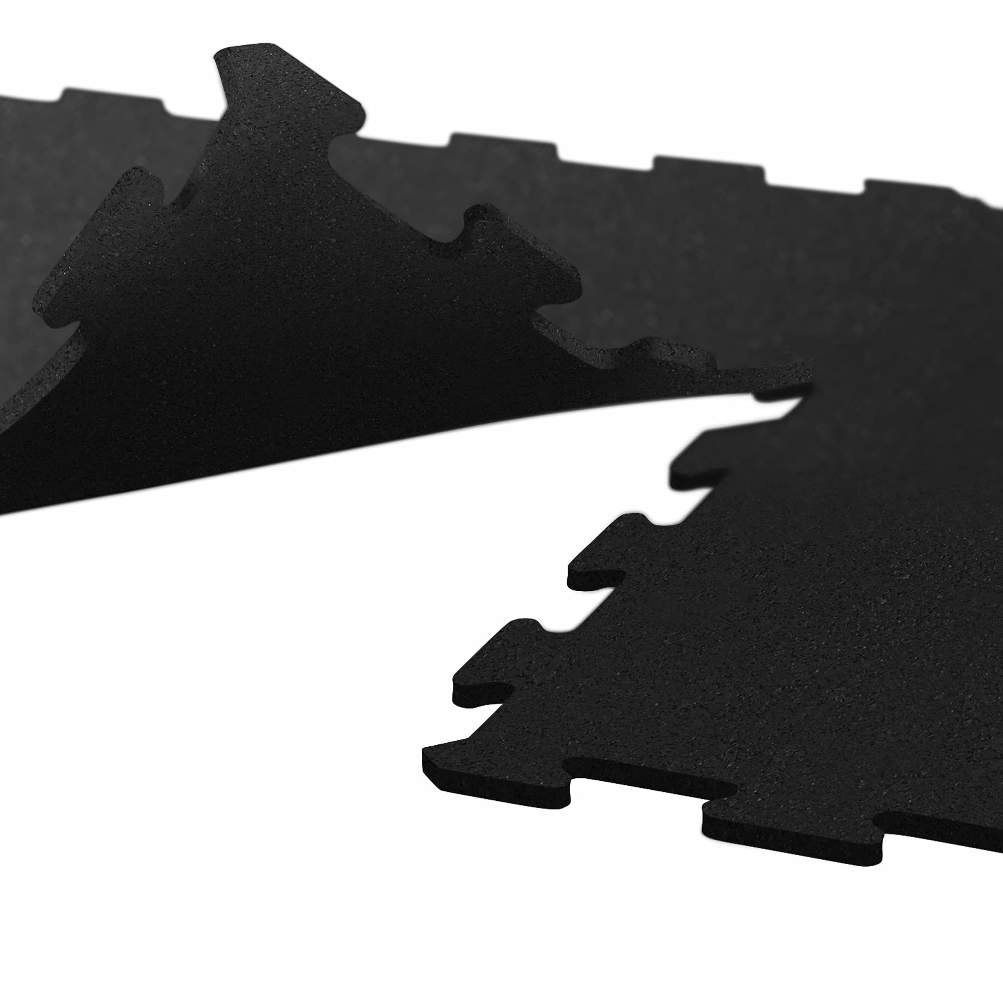 IncStores 8mm Thick Interlocking Rubber Floor Tiles (23x23 Inch) - Durable Gym Mats for Home Workouts, Exercise Equipment Protection & Fitness Room Flooring - Ideal for Home Gyms, Yoga Studios & Play Areas