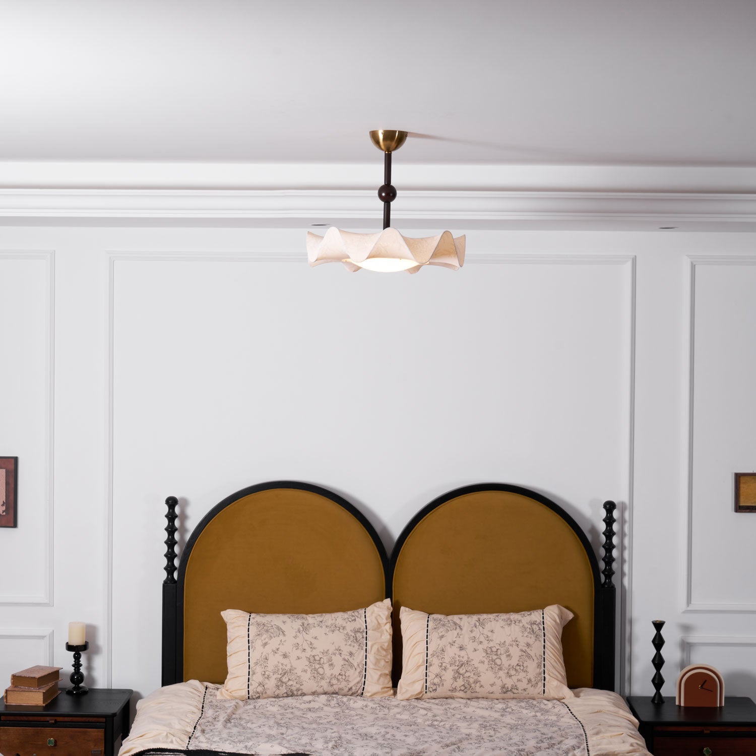 Bellara Modern Ceiling Light Fixture - Energy Efficient LED Flush Mount Lighting for Bedroom, Living Room & Kitchen - Dimmable Bright White Light (3000K) - Easy Installation Home Decor Upgrade