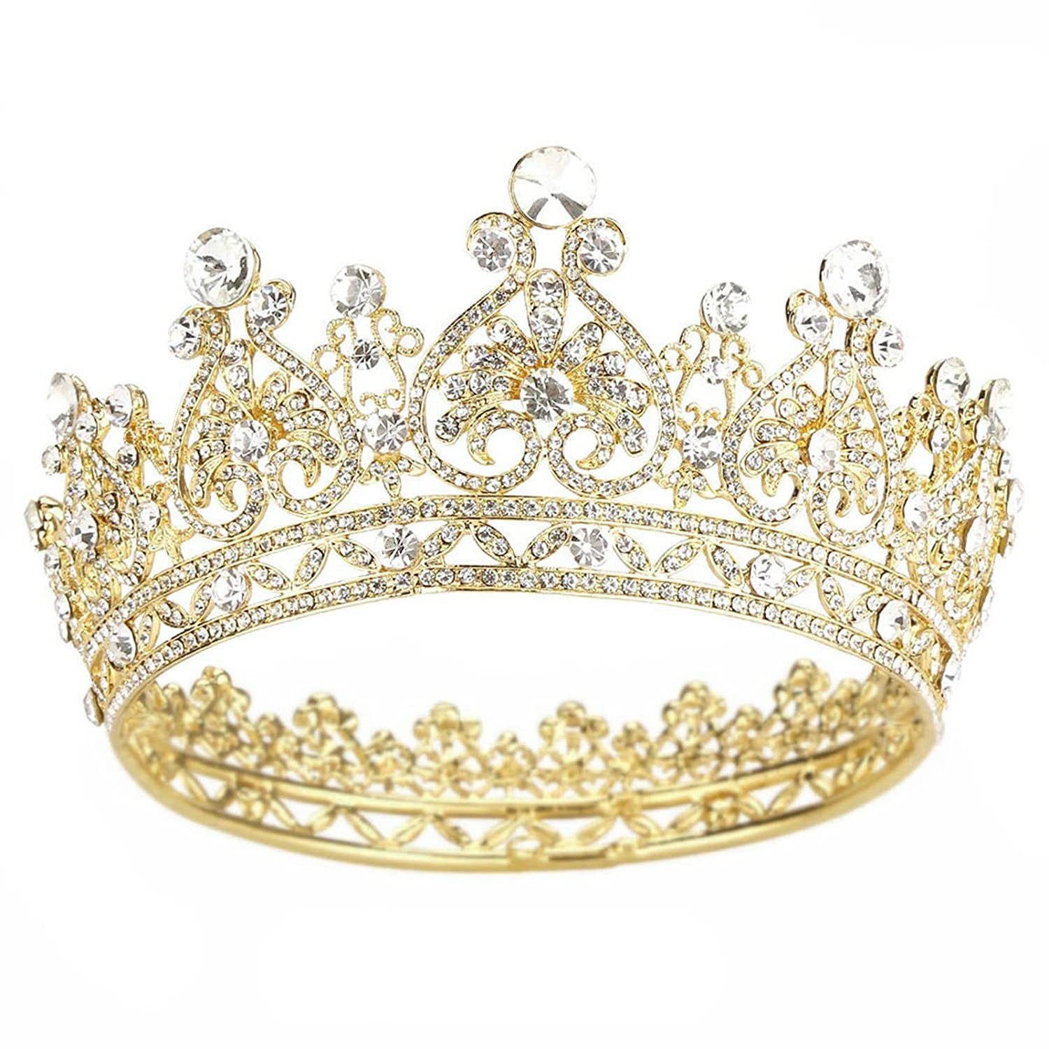 COCIDE Crystal Queen Crown for Women - Elegant Wedding Tiara & Bridal Headband for Birthday, Pageant, Prom, Halloween Costume | Perfect Hair Accessory for Parties, Cosplay, and Special Events