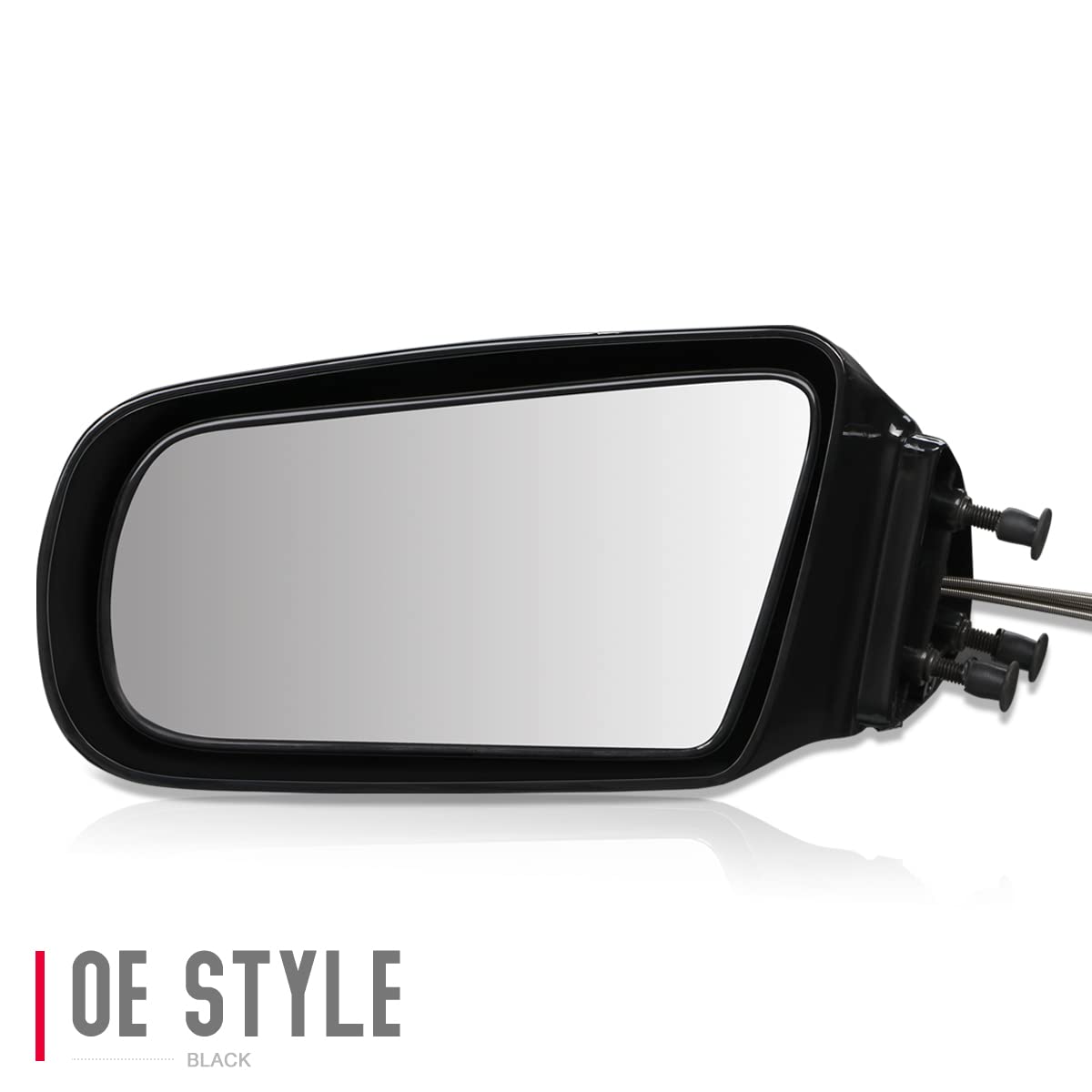 DNA Motoring OEM-MR-GM1320135 Left Side Manual Non-Heated Non-Folding Rear View Mirror Replacement for 1988-1996 Chevy Beretta & 1987-1996 Chevy Corsica - Perfect for DIY Car Repairs & Classic Vehicle Restoration
