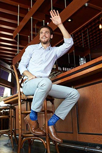 Funny Beverage-Themed Novelty Socks for Men | Comfortable & Breathable Cotton Crew Socks | Sizes 7-12 | Perfect for Gifts, Parties & Casual Wear