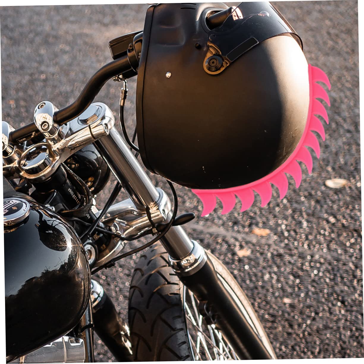 Sosoport Half Helmet Motorcycle Accessories - Decorative Patches for Men & Women - Perfect for Motocross, Cruiser, and Street Bike Riders