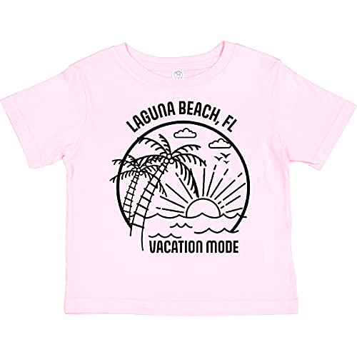 Inktastic Summer Vacation Mode Laguna Beach Florida Toddler T-Shirt - Cute Kids Beach Outfit for Florida Trips & Family Vacations