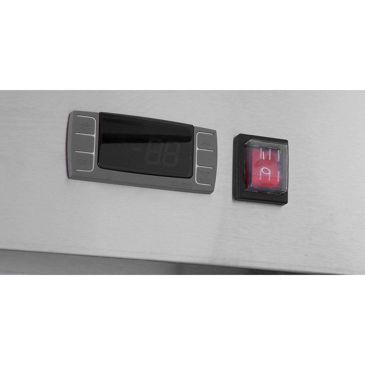 Atosa MBF8507 54-Inch Commercial Bottom Mount 2-Door Reach-In Refrigerator, 43.8 Cu.Ft Capacity - Perfect for Restaurants, Cafes, and Food Service Businesses