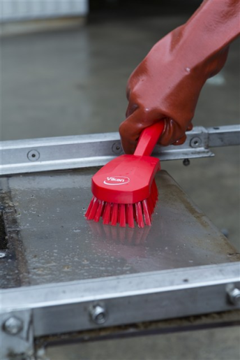 10 Pack Remco Stiff Washing Brush - Heavy Duty Scrub Brush for Cleaning Floors, Tiles, Grout & Outdoor Surfaces - Perfect for Kitchen, Bathroom, Garage & Patio Cleaning