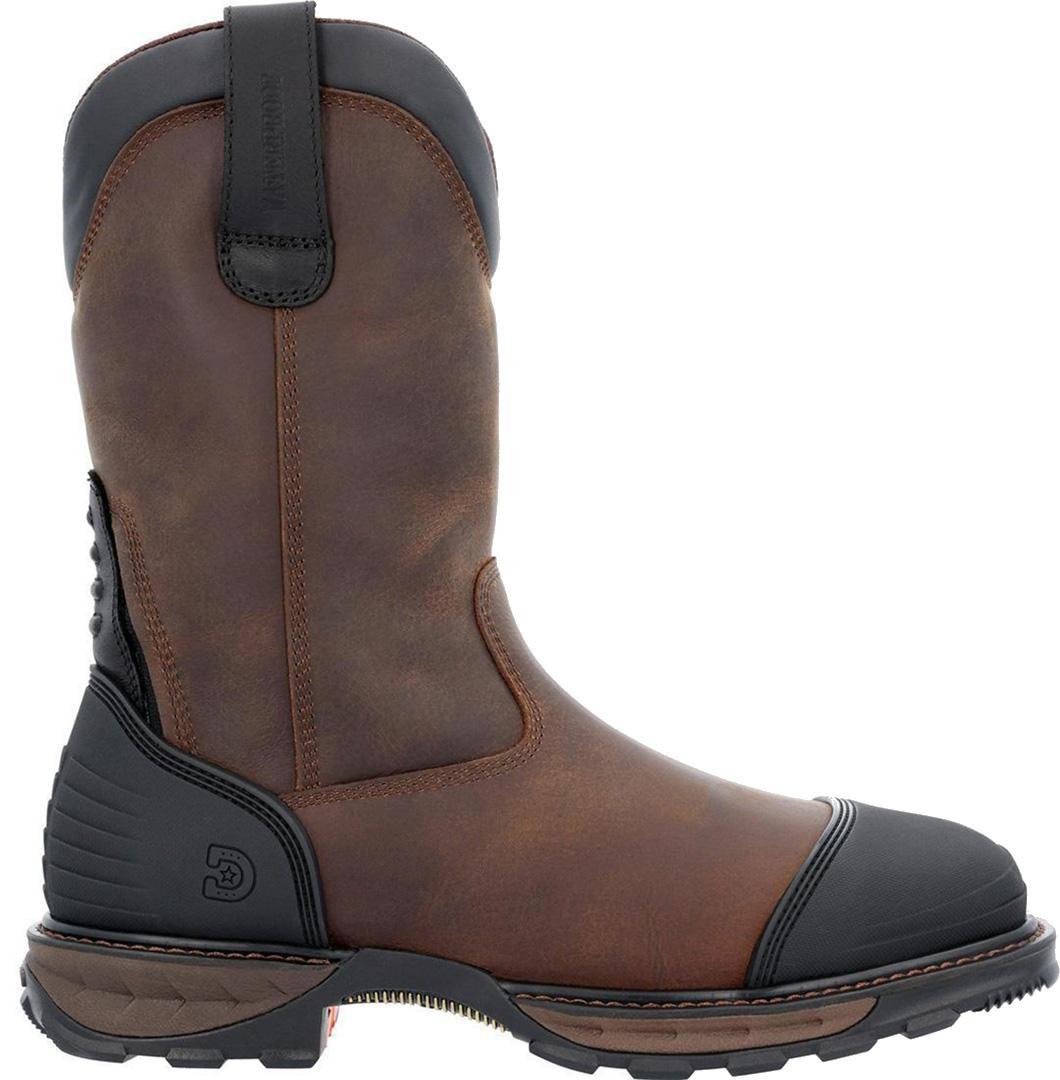 Maverick XP Steel Toe Waterproof Western Work Boots for Men - Grizzly Brown - Durable Safety Shoes for Construction, Ranch & Outdoor Work