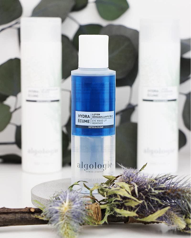 ALGOLOGIE ARMOR France Hydra Ecume Gentle Eye Makeup Remover for Sensitive Skin - 125ml (4.2 oz) - Soothing & Hydrating Formula - Perfect for Daily Use & Travel