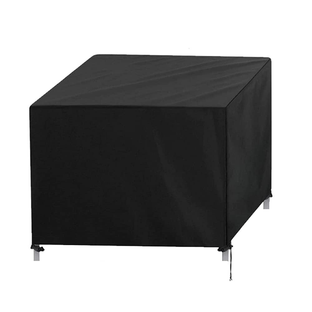 Waterproof 420D Outdoor Furniture Cover for Patio Table & Chairs - Heavy Duty Square Dust Protection with Buckle Straps (24