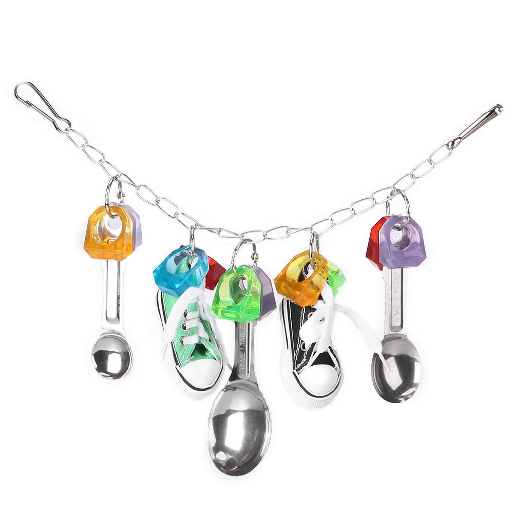 Colorful Cockatiel & Parrot Toys - Safe & Fun Bird Accessories for Parakeets, Cockatiels & Small Birds - Perfect for Playtime & Cage Enrichment
