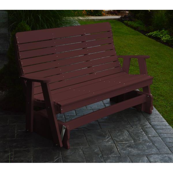 A & L Furniture Poly Winston Glider - Comfortable Rocking Chair for Nursery, Living Room & Outdoor Use - Perfect for Relaxing, Nursing & Lounging