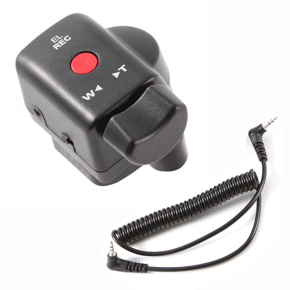 Fotga LANC Camcorder Zoom Remote Control with 2.5mm Cable for Sony Panasonic Canon Cameras - Compatible with Sony 190P 150P 198P VX2000E 2100E 2200E FX1000E, Panasonic DVC33 DVC63 DVC15 180 180A 180B HVX200 HVX203 HH203 H200 MC153 - Perfect for Video Shooting, Vlogging and Professional Filmmaking