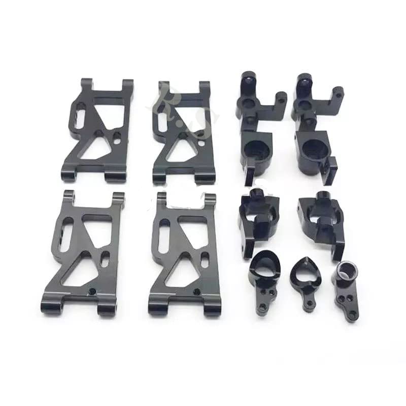 Metal RC Car Upgrade Parts - Swing Arm & Steering Cup for WLtoys 144001/124018 - Off-Road Racing Accessories