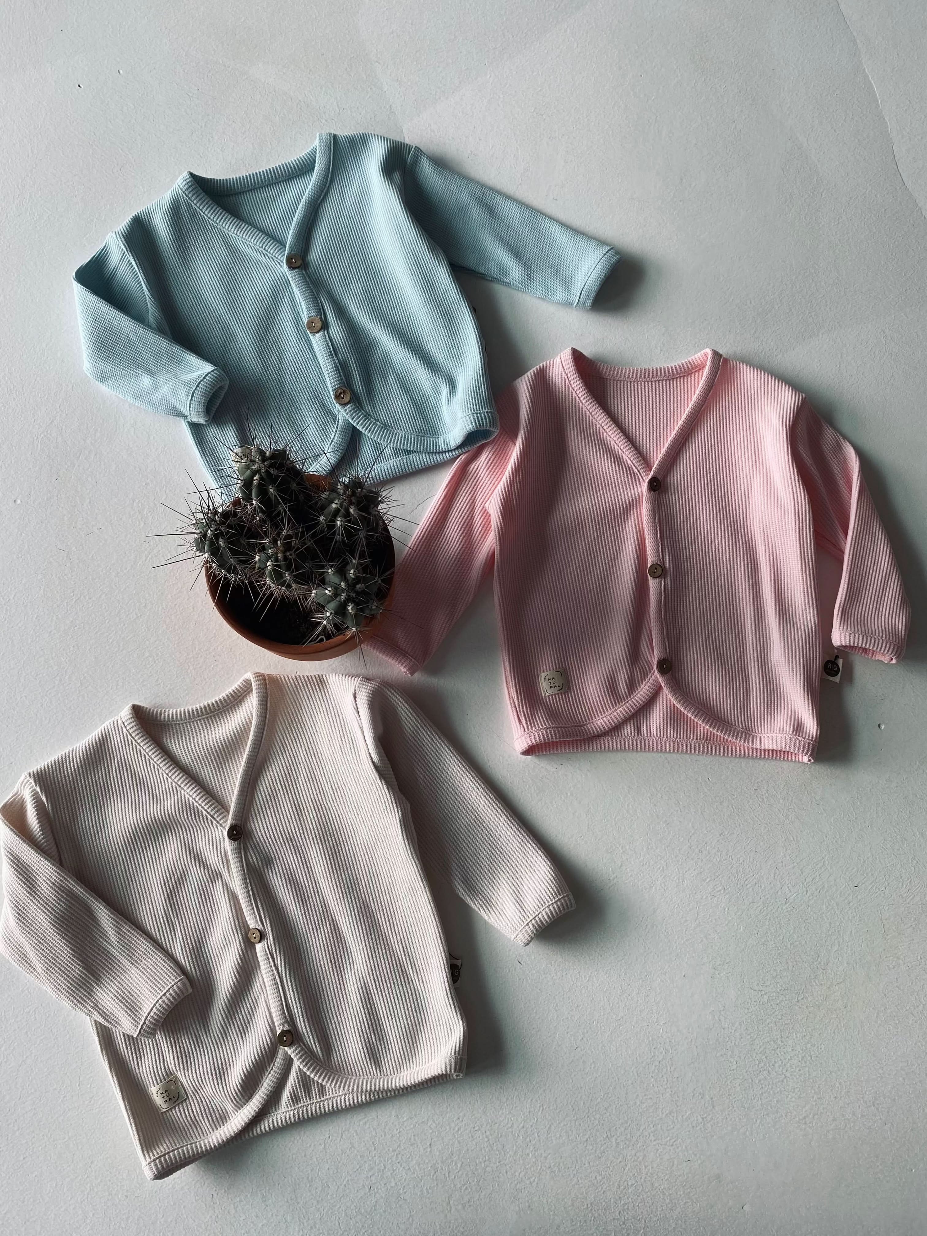Unisex Button Detail Baby Cardigan - Soft Knit Sweater for Newborns & Toddlers - Perfect for Family Photos, Baby Showers & Cozy Outings