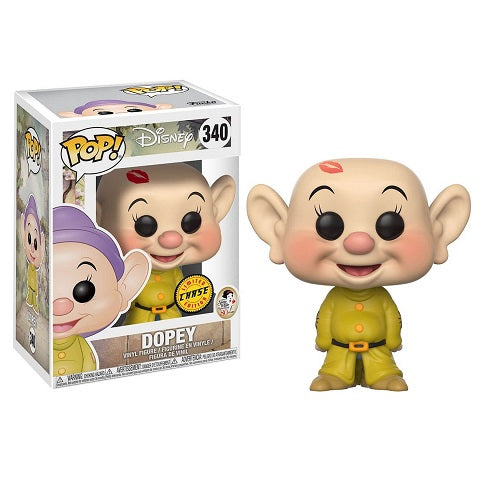 Funko Pop! Disney Dopey #340 Chase - Collectible Vinyl Figure for Disney Fans & Pop Culture Enthusiasts | Perfect for Display, Gifts, and Disney Collections