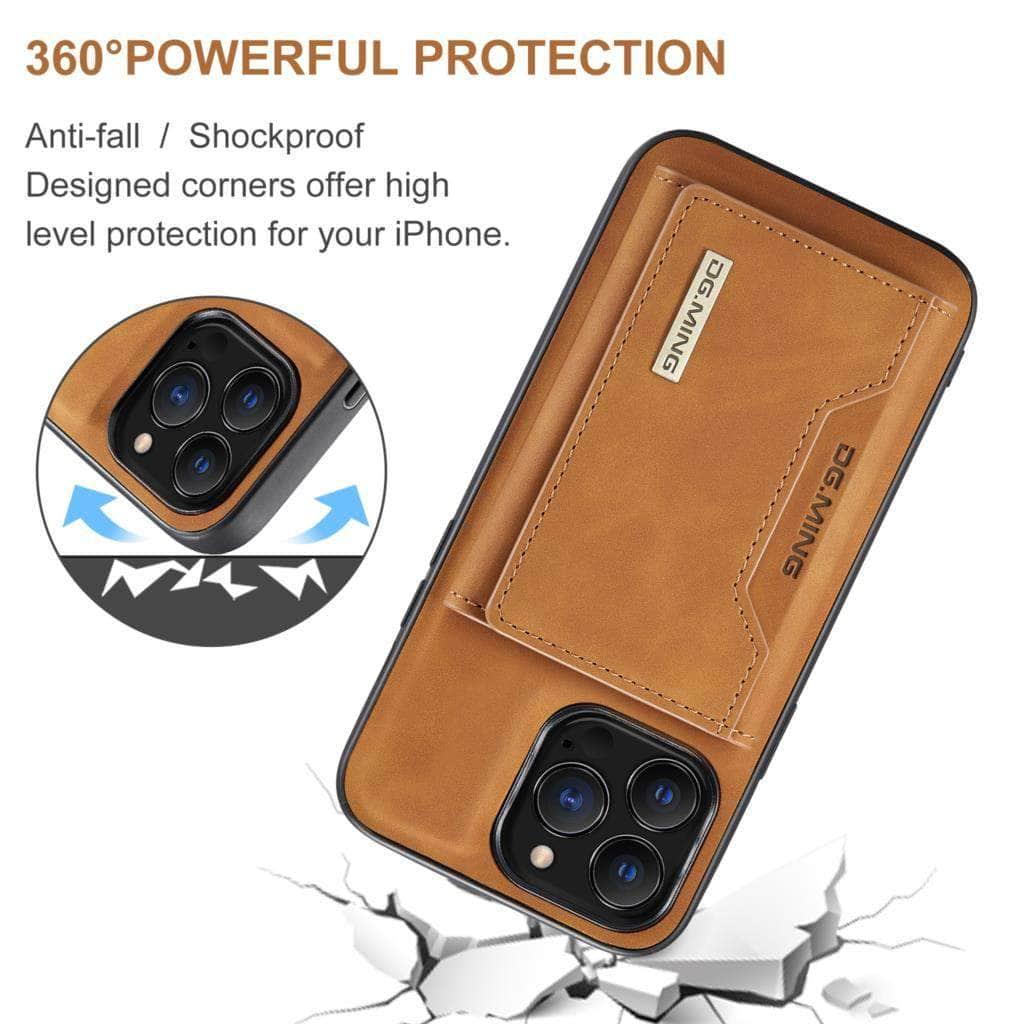 iPhone 15 Magnetic Wallet Case with Split Body Design - Slim Protective Cover for Cards & Cash | Perfect for Everyday Use, Travel and Hands-Free Convenience