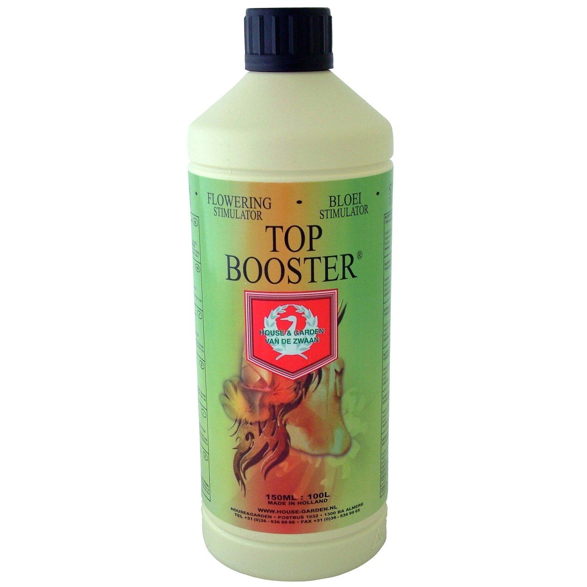 Premium House & Garden Top Booster 500mL - Professional Plant Nutrient Solution for Hydroponics & Indoor Gardening - Perfect for Vegetables, Flowers, and Herbs Growth