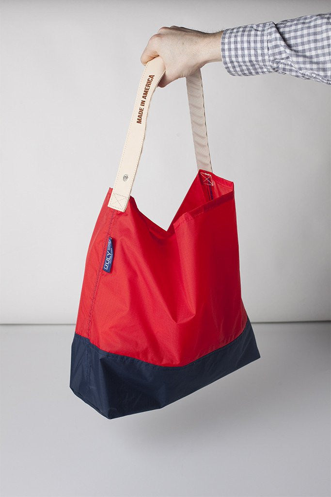 July Nine Two Tone Large T-Shirt - Red & Navy Blue Casual Wear for Men | Perfect for Everyday Outfits, Gym & Street Style