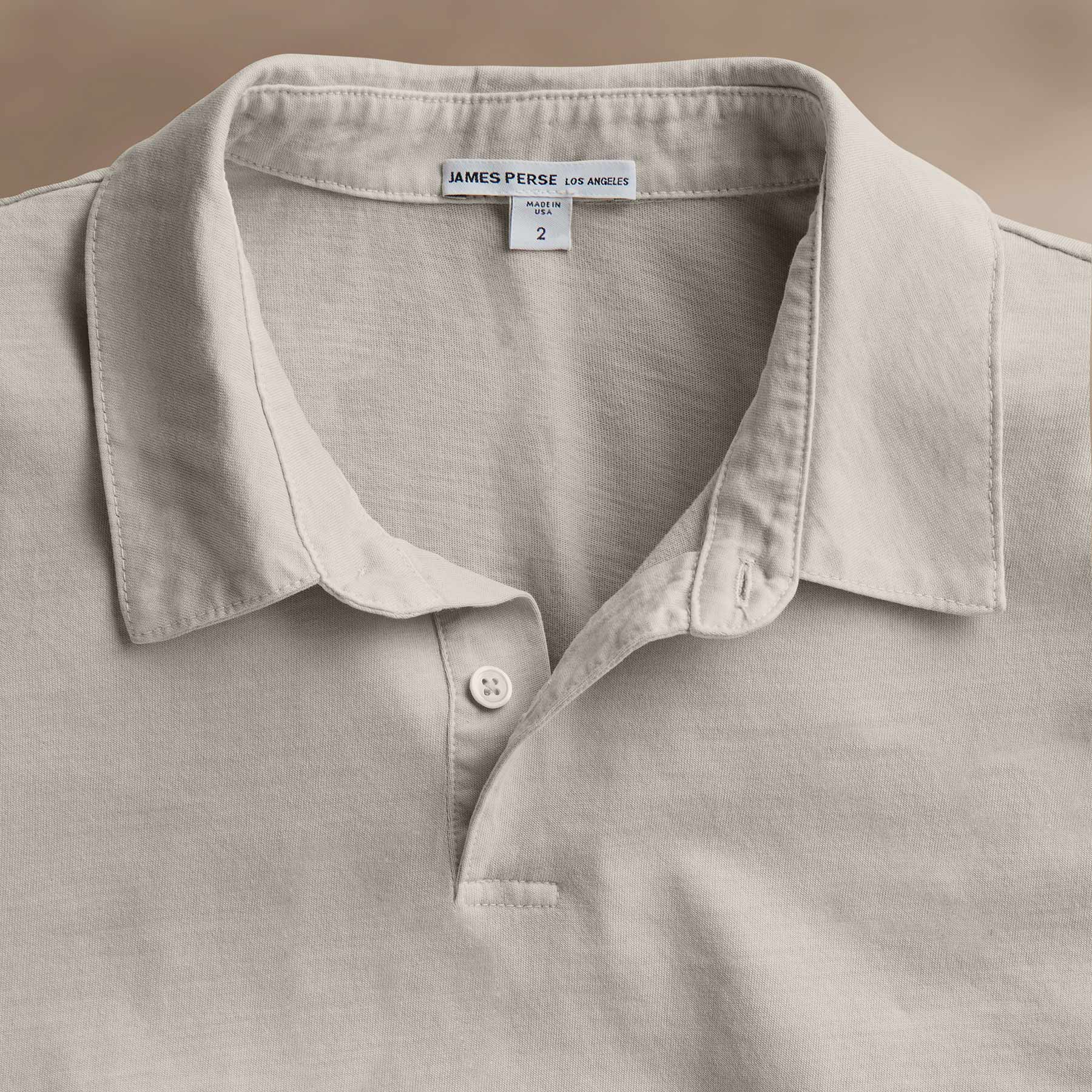 Premium Sueded Jersey Polo Shirt for Men - Soft & Comfortable Casual Wear - Salt Pigment Color - Perfect for Office, Golf & Everyday Outfits